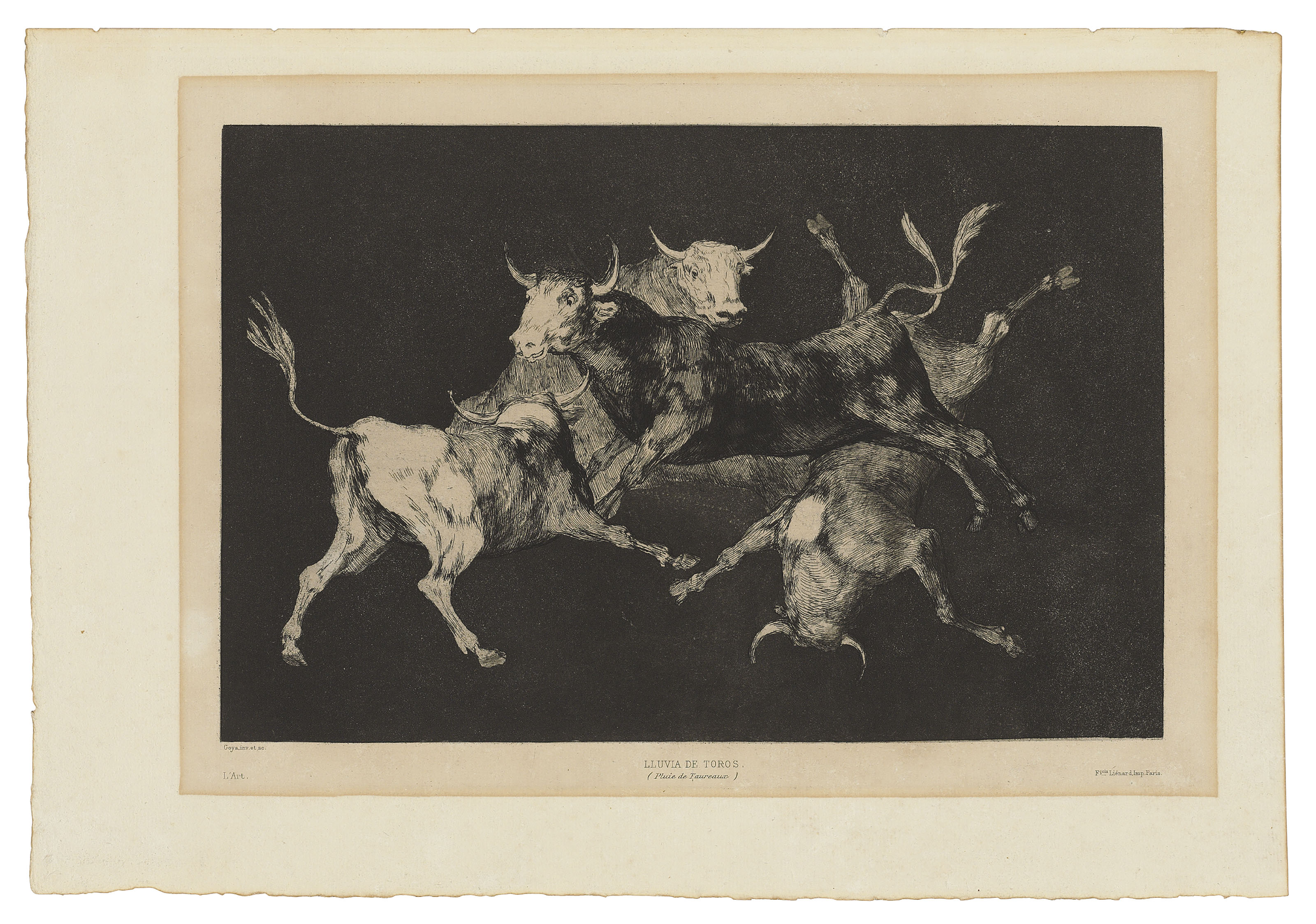 Francisco Goya — Четыре дополнительные таблички для: Los Proverbios, изображение 2