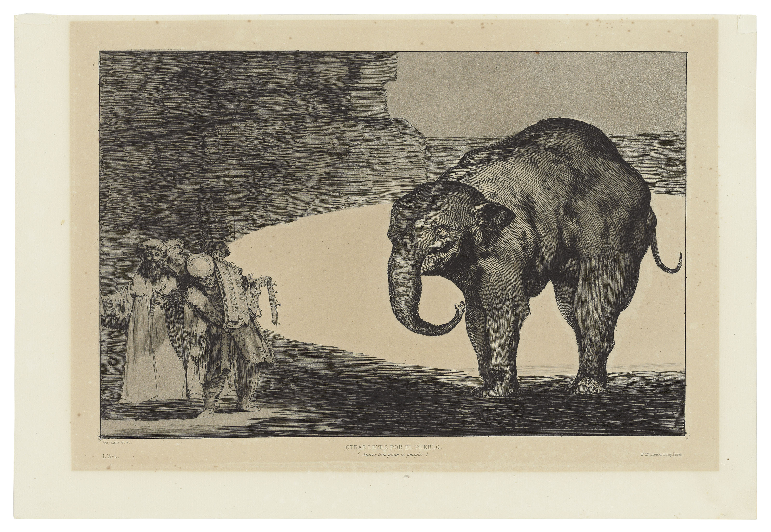 Francisco Goya — Четыре дополнительные таблички для: Los Proverbios, изображение 3