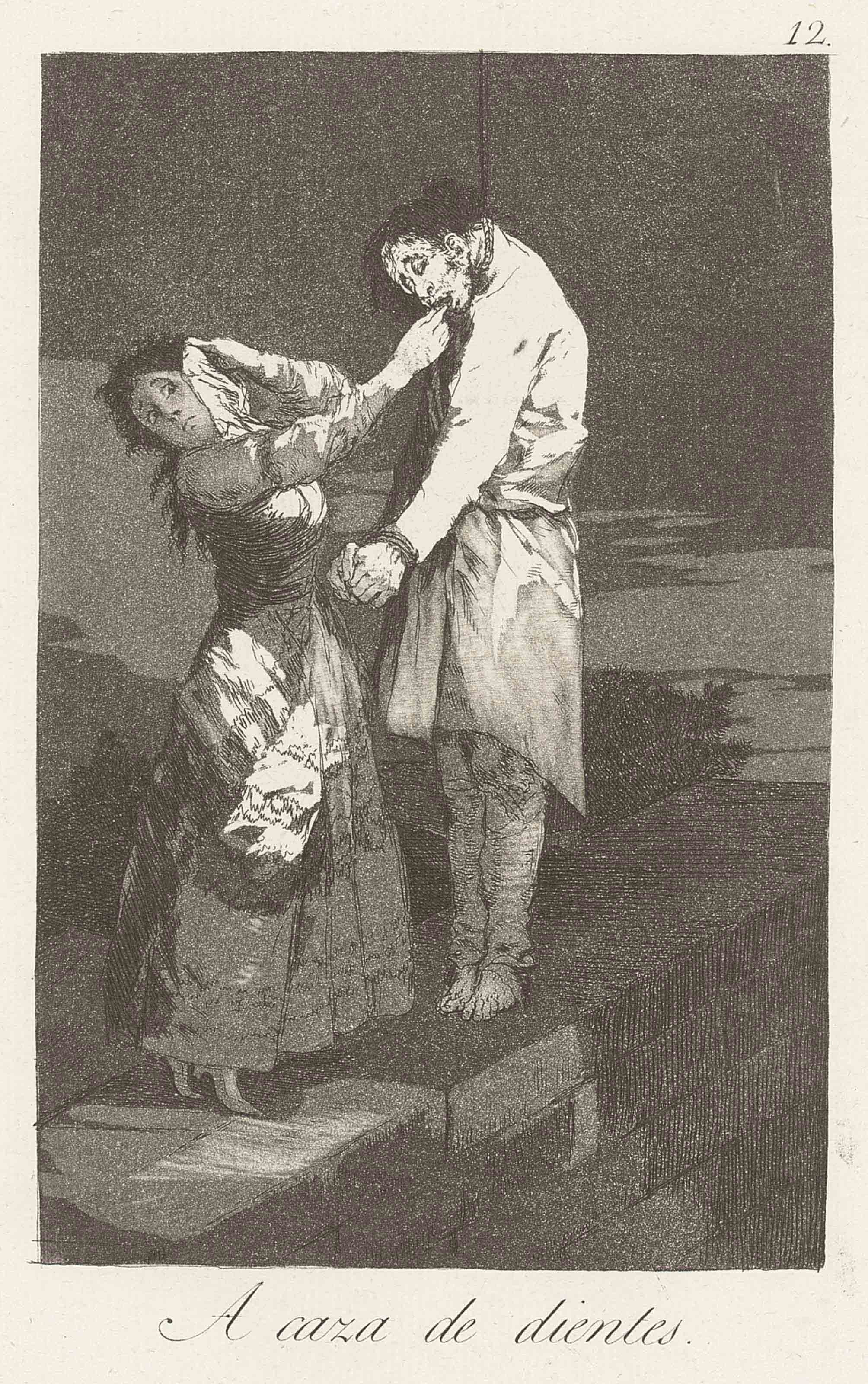 Francisco Goya — Каза-де-Диентес, фото 12 из Лос-Капричос (D.49; H. 47)