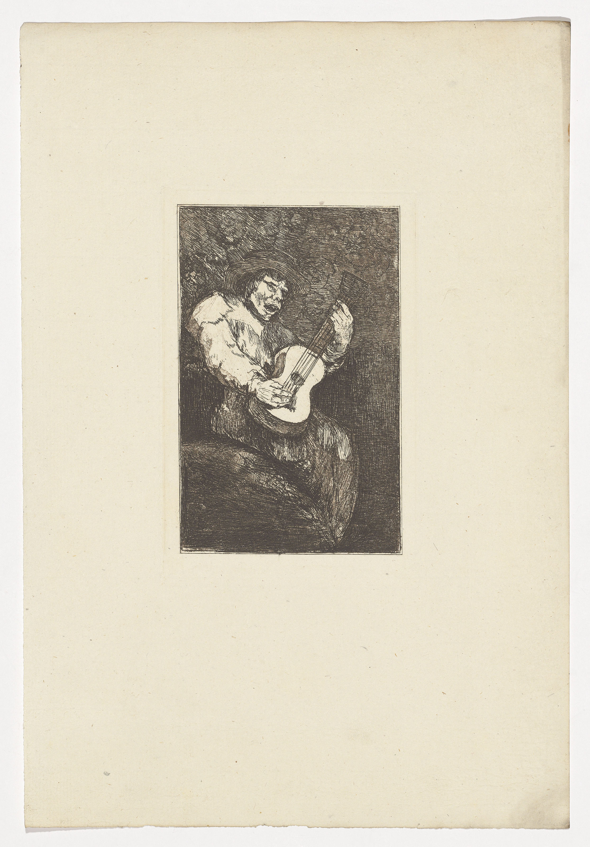 Francisco Goya — Dios se lo pague a usted ("Слепой, брошенный быком на рога"), изображение 2