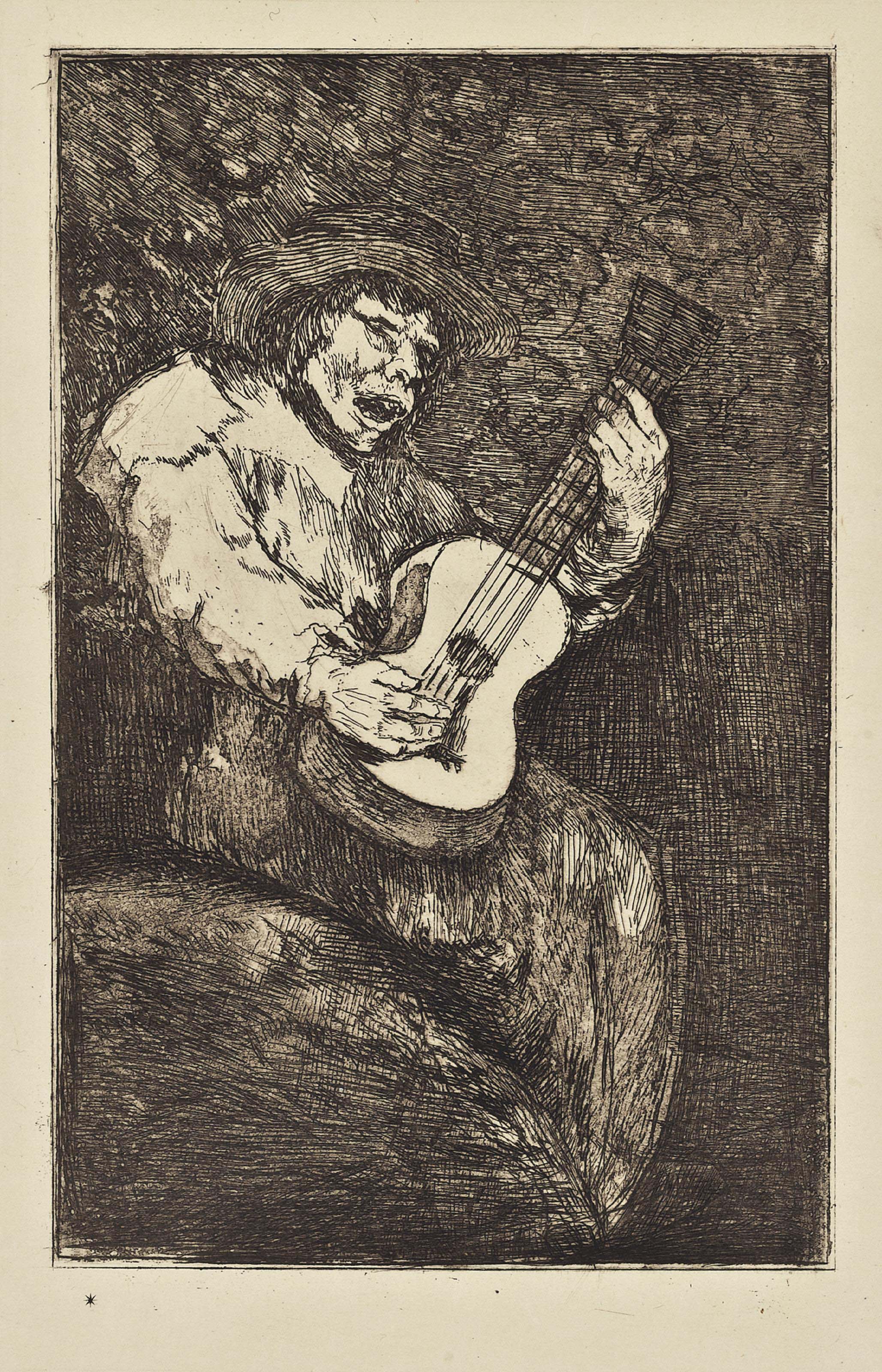 Francisco Goya — Эль Кантор Сьего ("Слепой певец") (30-летний Дельтейл; 35-летний Харрис)