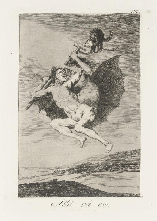 Francisco Goya — "Лос Капричос": четыре номера (Харрис, 95, 100, 101, 105)