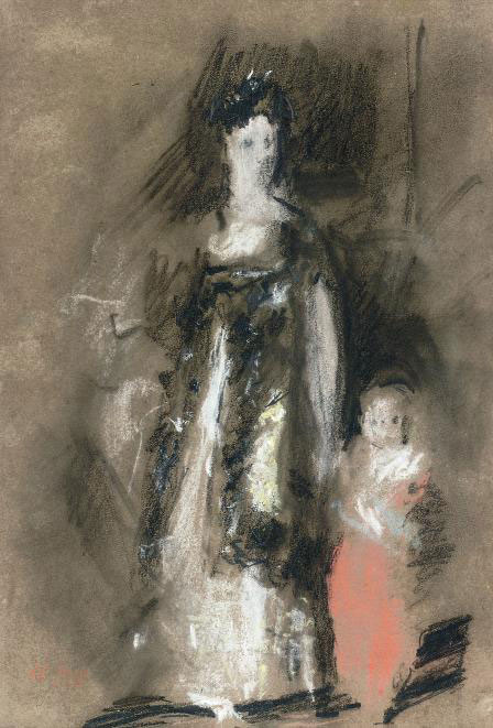 Francisco Goya — Королева Мария Луиза Пармская и инфант Франсиско де Паула: сувенир от Гойи