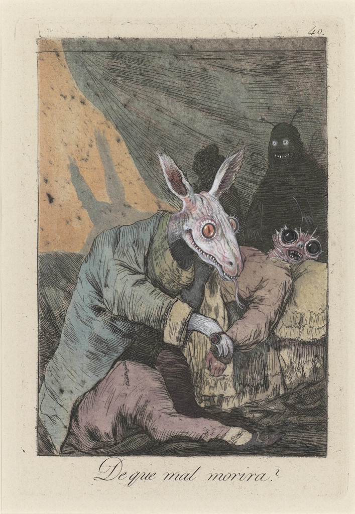 Francisco Goya — "Как собака возвращается на свою блевотину" № 40 (из серии "Лос-Капричос" Франсиско де Гойи)