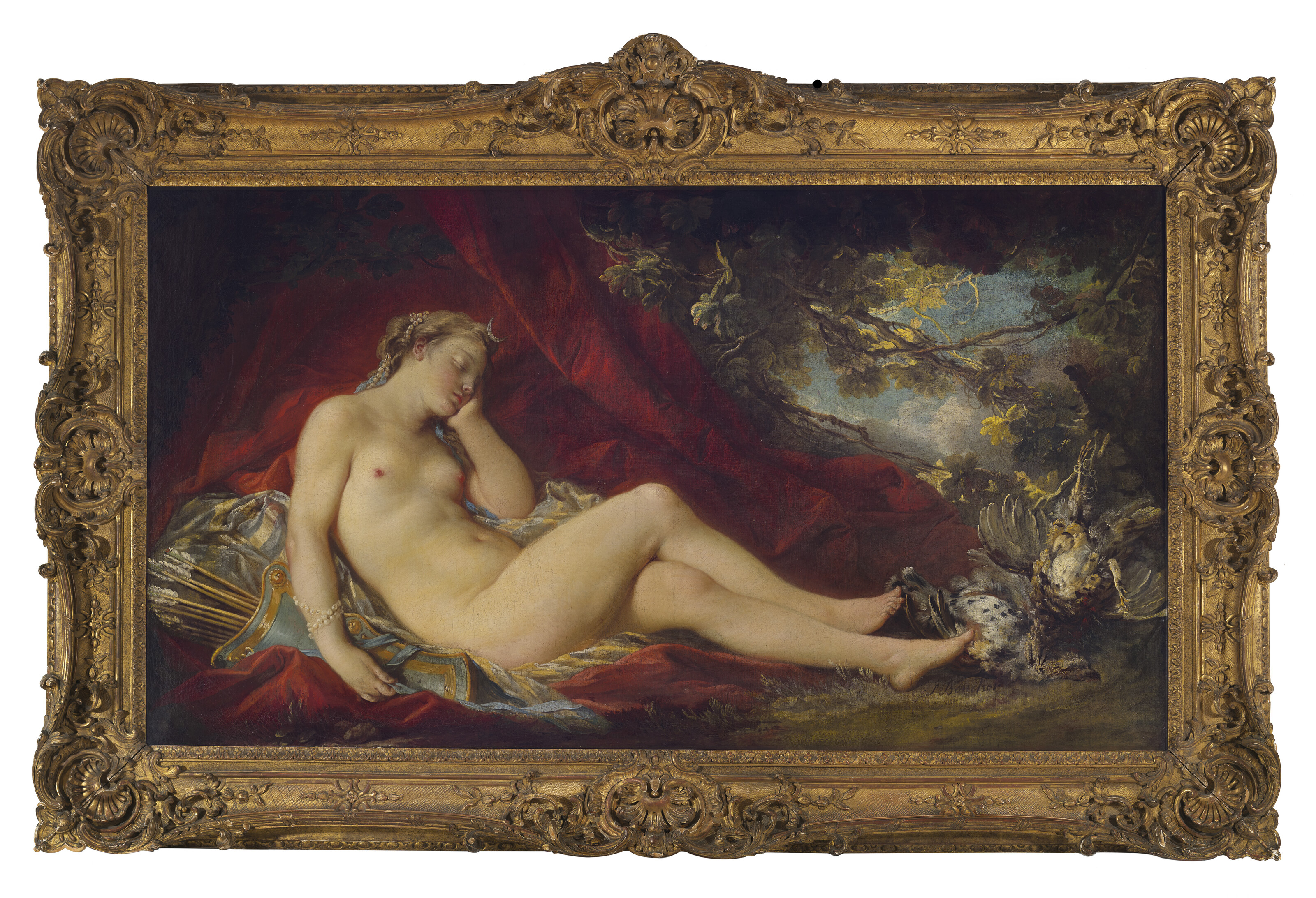 François Boucher — Спящая Диана, изображение 2