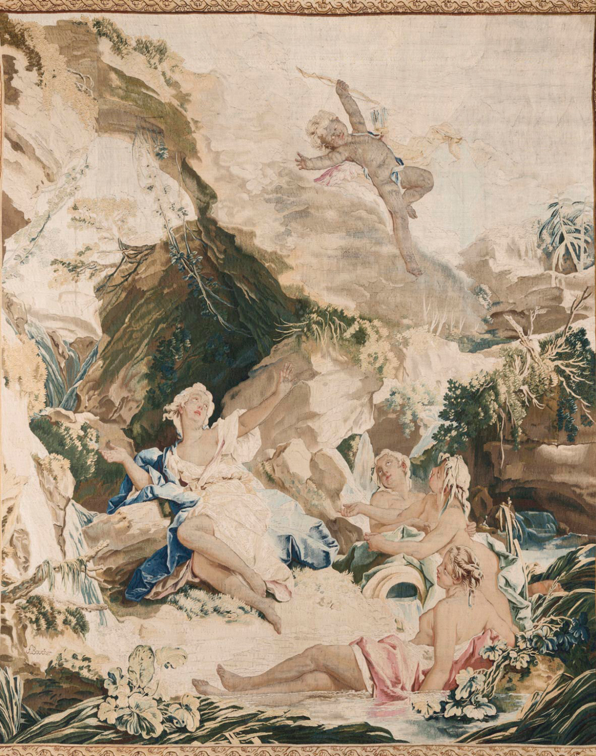François Boucher — Новая женственность (спереди); Изысканность новой женской натуры (сзади), изображение 2