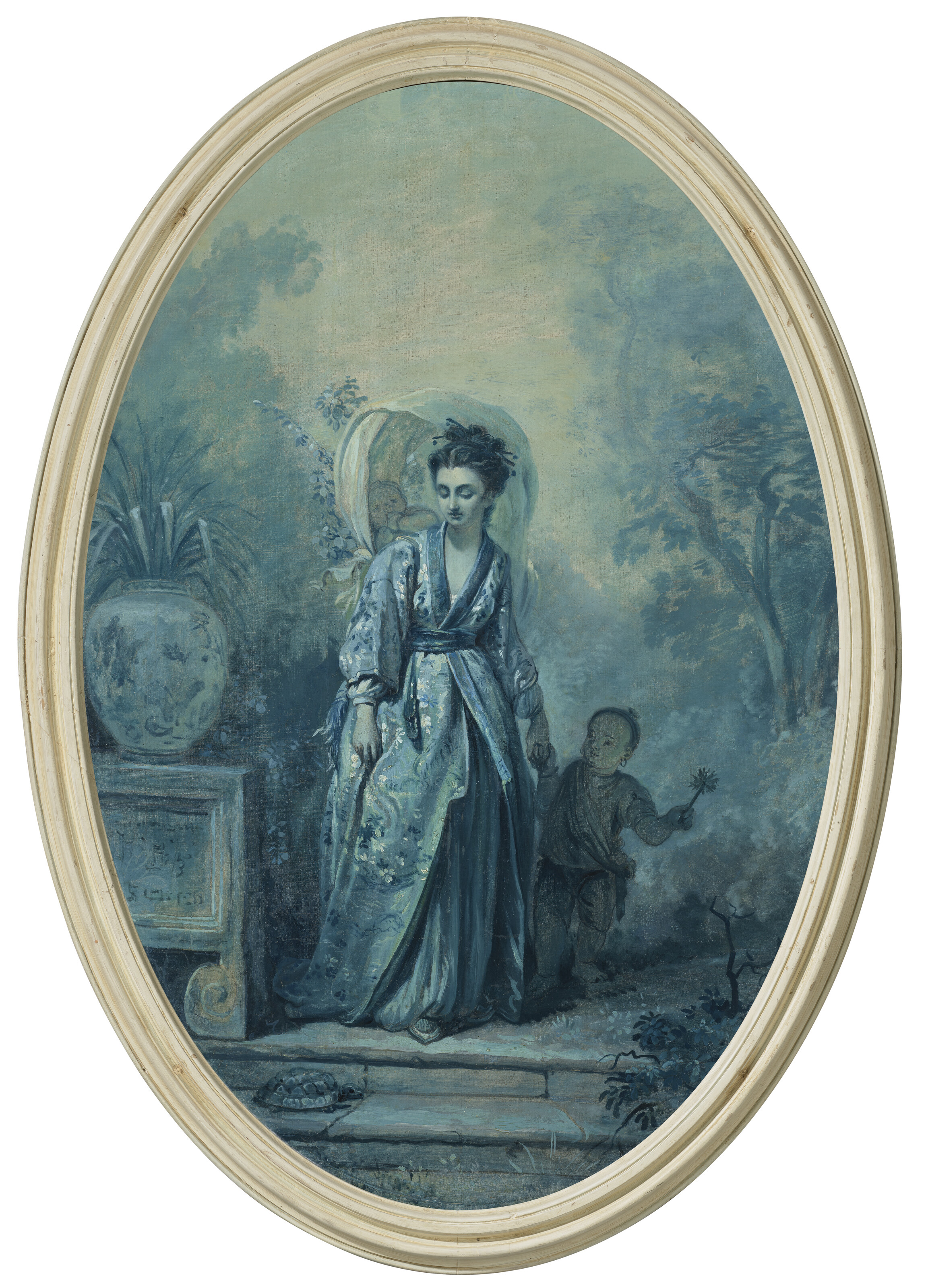 François Boucher — Набор из трех фантазийных монохромных шинуазри, изображение 6