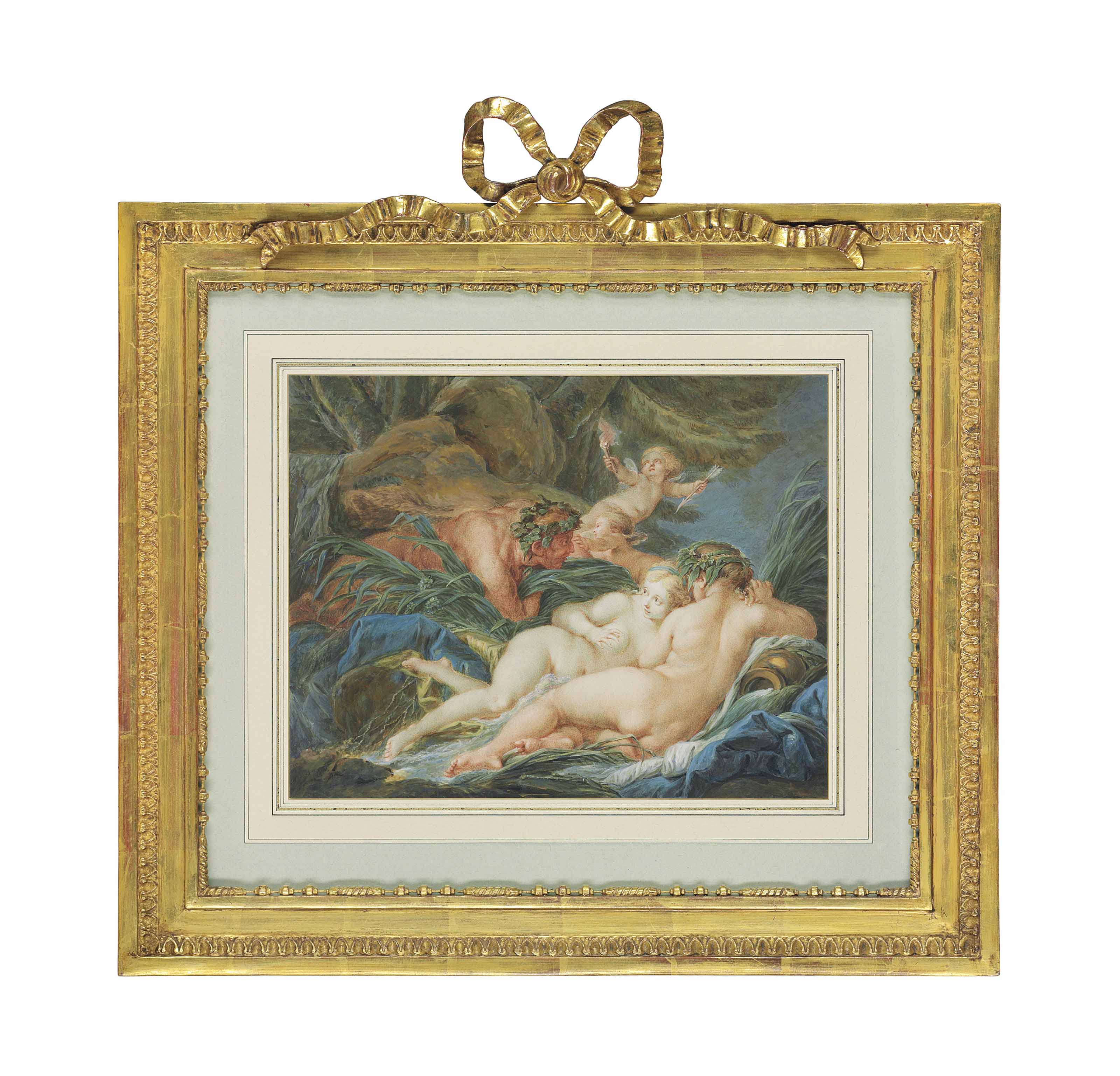 François Boucher — Пан и Сиринкс в честь Франсуа Буше