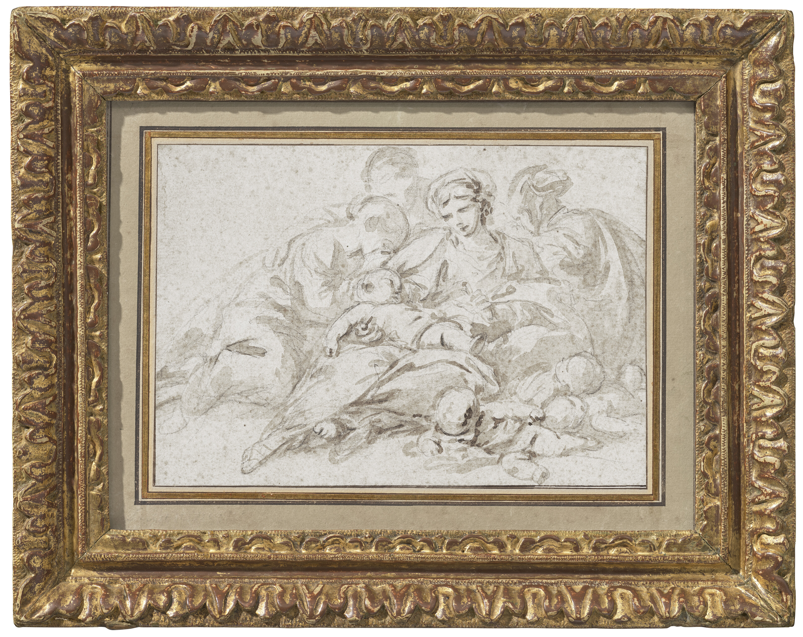 François Boucher — Скорбящие женщины с детьми готовятся к массовому убийству невинных, изображение 2