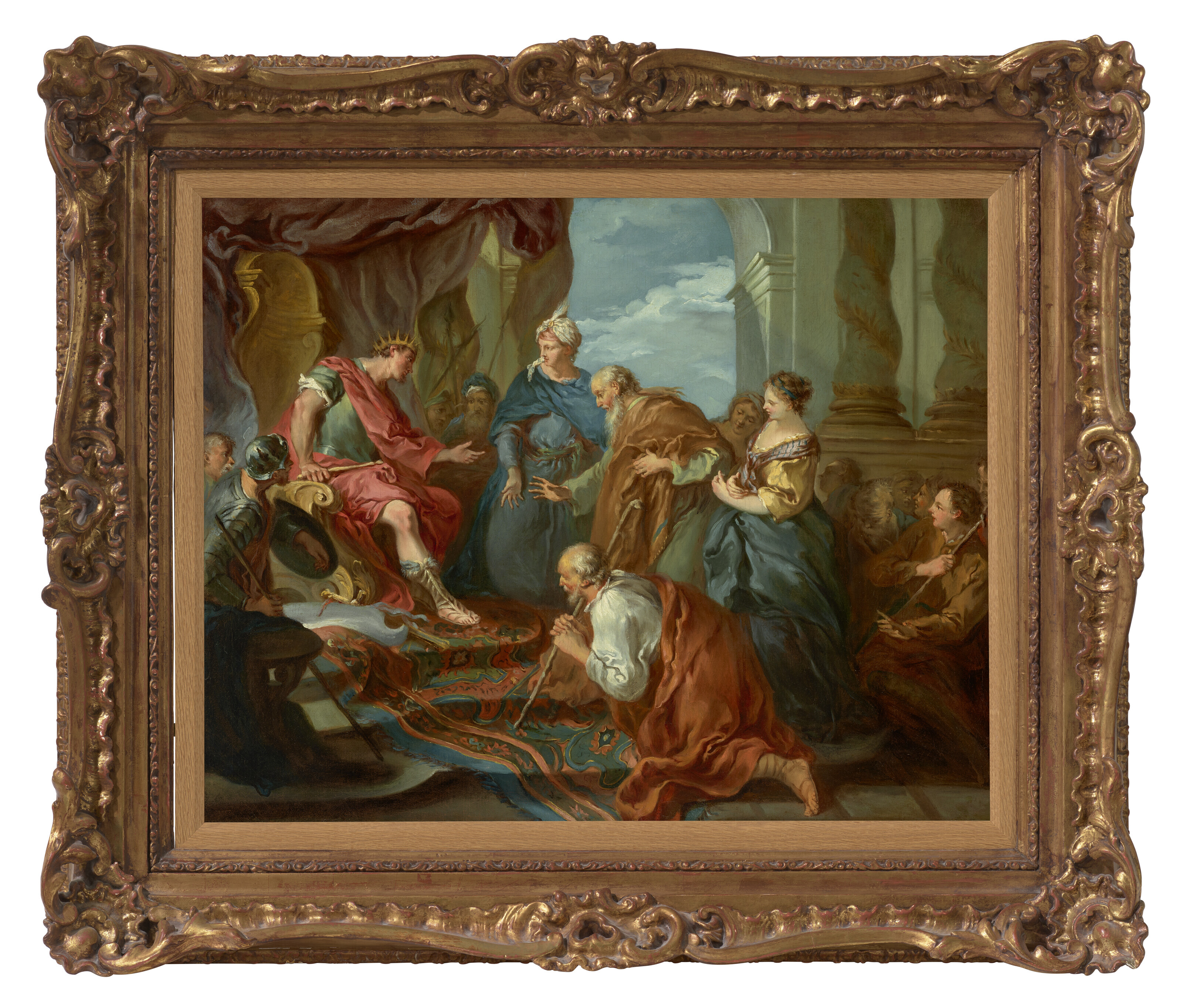 François Boucher — Иосиф представляет своего отца и братьев фараону, изображение 2
