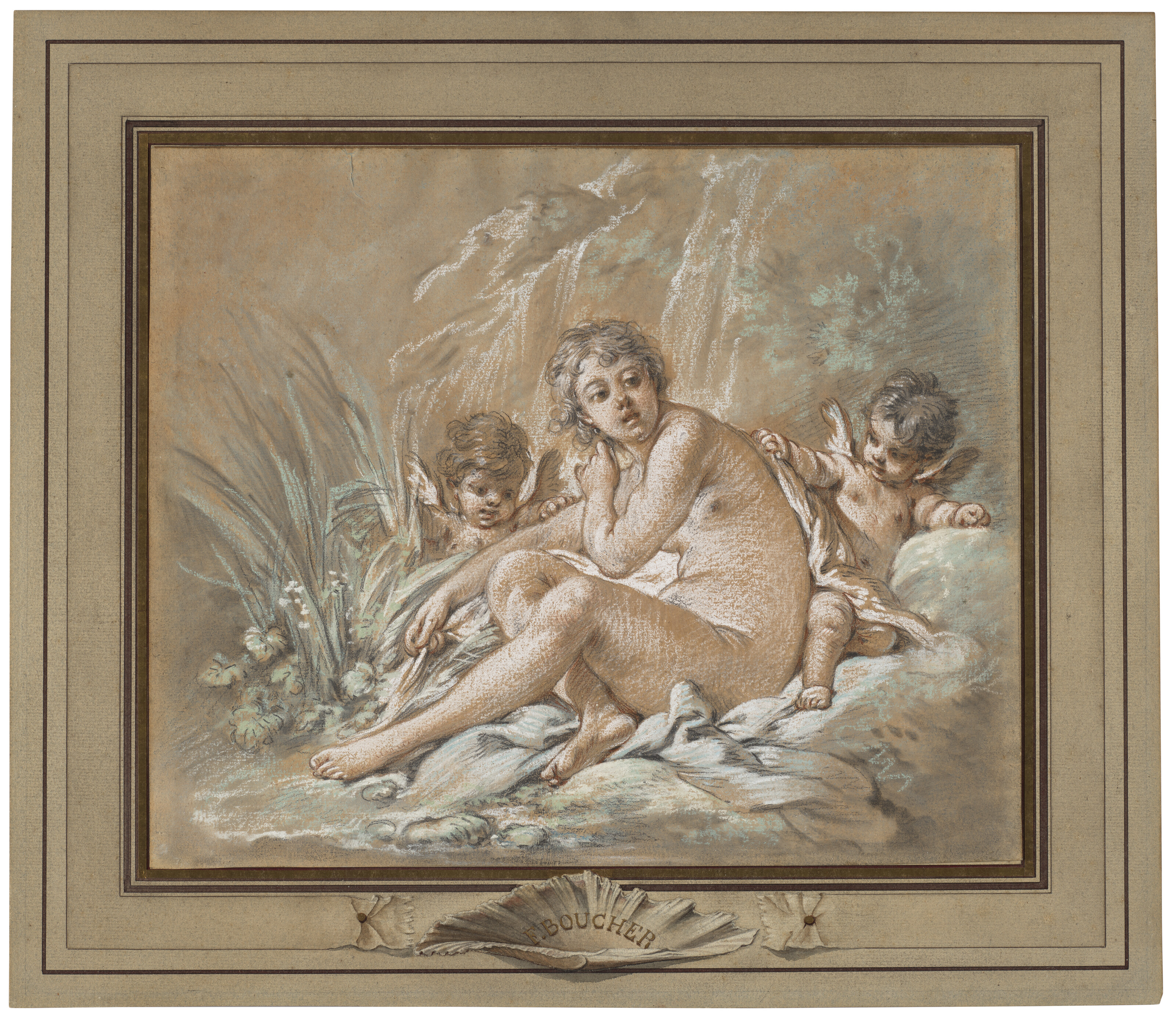 François Boucher — Купальщица