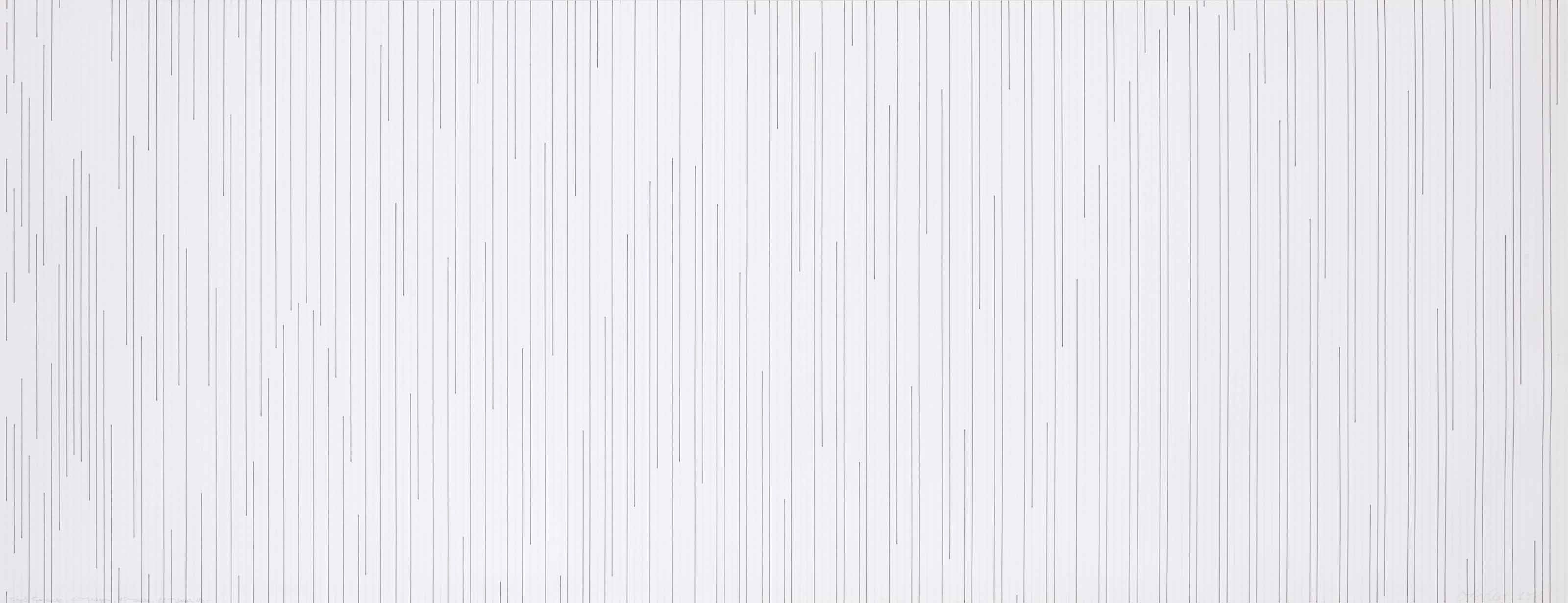 Francois Morellet — Карандаши толщиной 5 мм, цветные карандаши толщиной 10 мм, цветные карандаши толщиной 15 мм, цветные карандаши толщиной 20 мм и т.д…