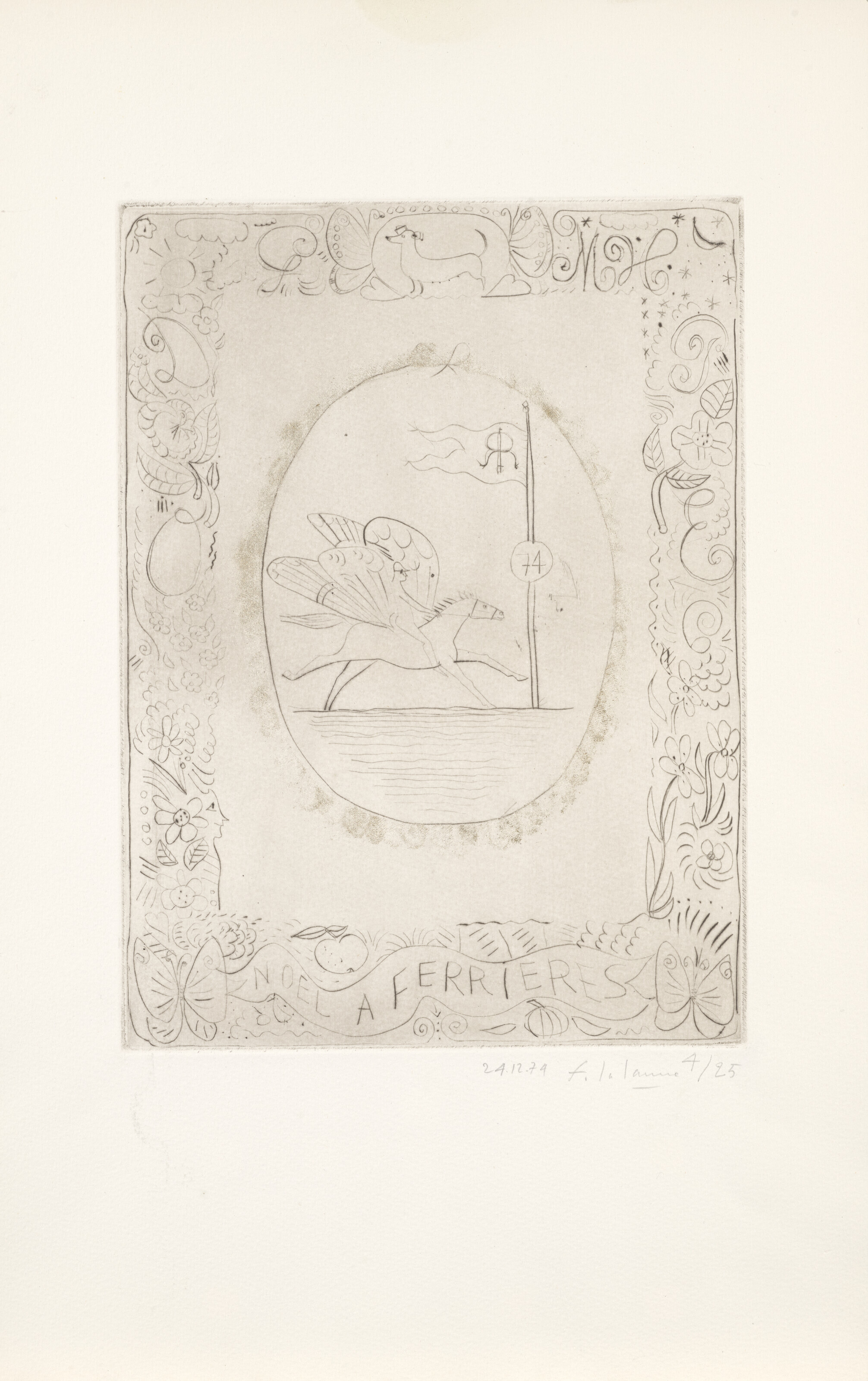 François-Xavier Lalanne — "НОЭЛЬ А ФЕРЬЕР", 1974