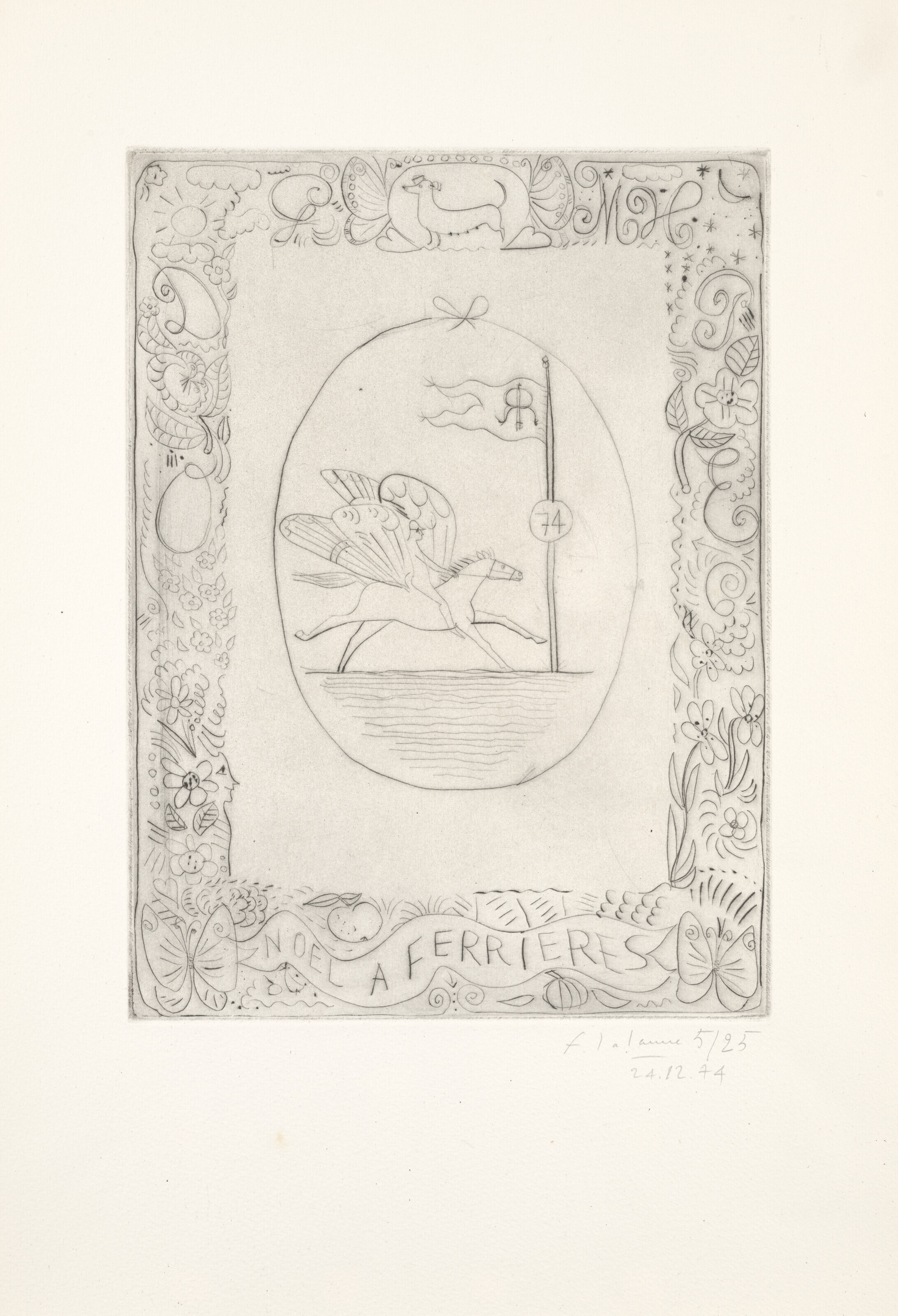 François-Xavier Lalanne — "НОЭЛЬ А ФЕРЬЕР", 1974