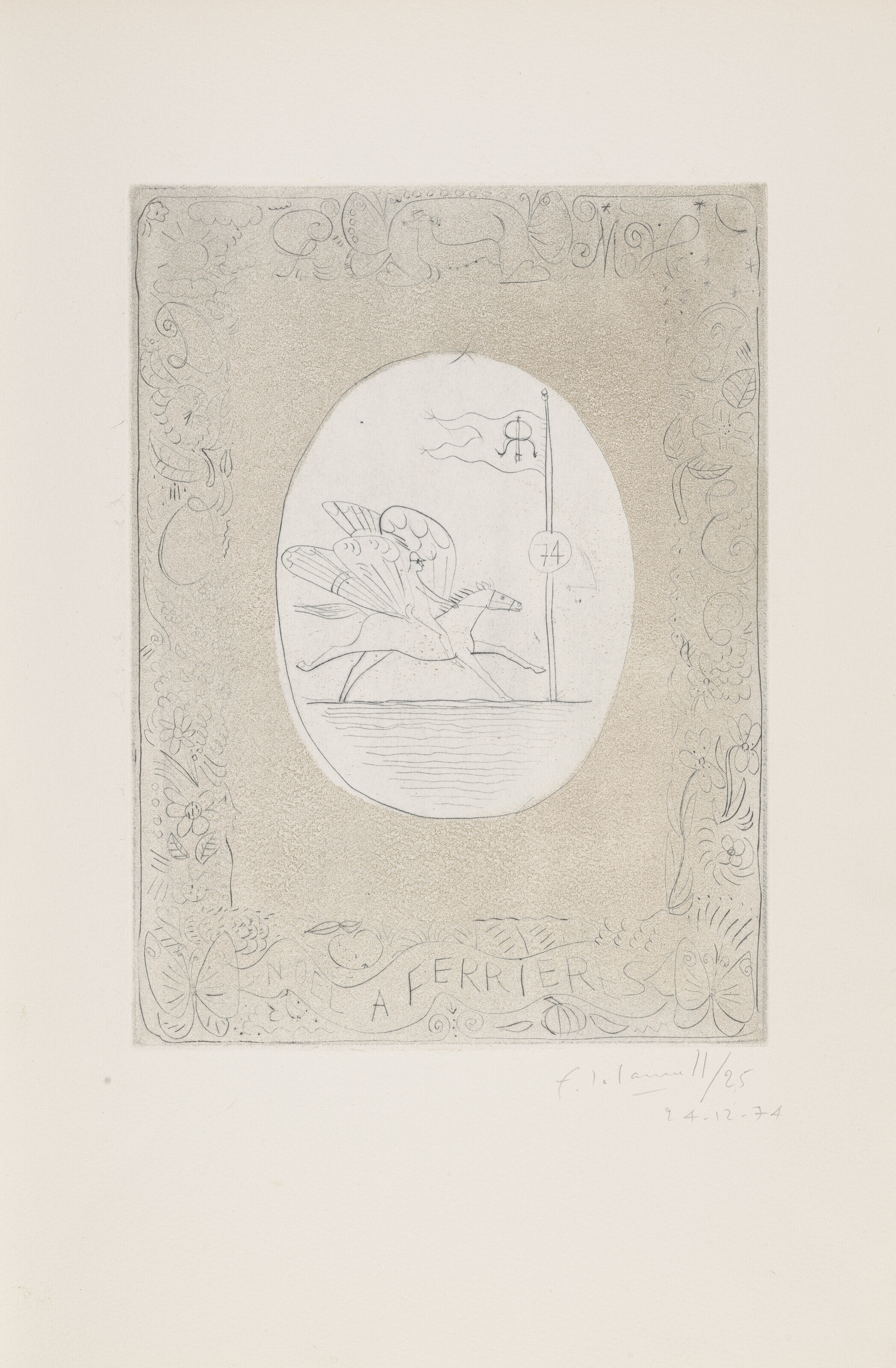 François-Xavier Lalanne — "НОЭЛЬ А ФЕРЬЕР", 1974
