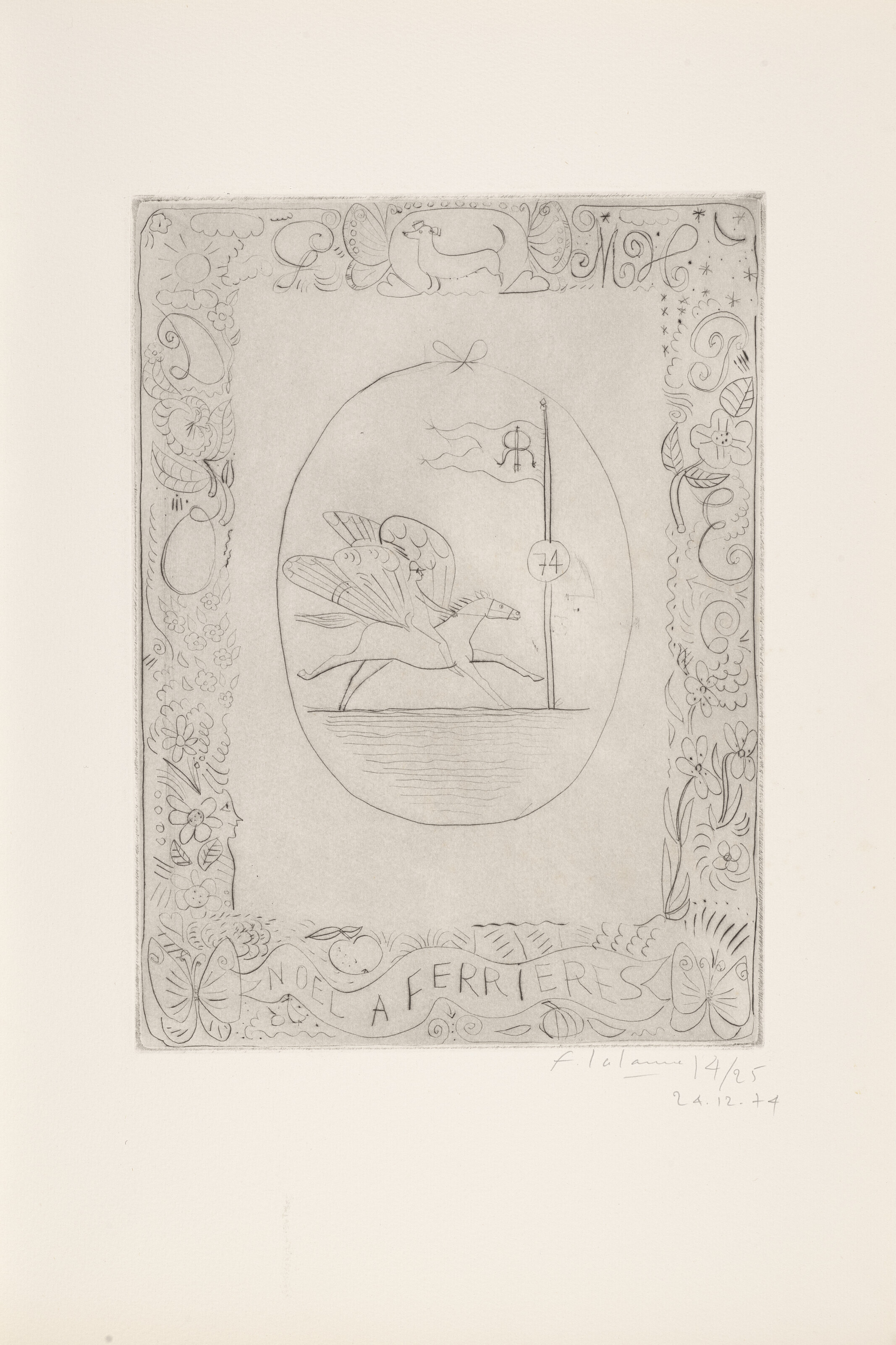 François-Xavier Lalanne — "НОЭЛЬ А ФЕРЬЕР", 1974