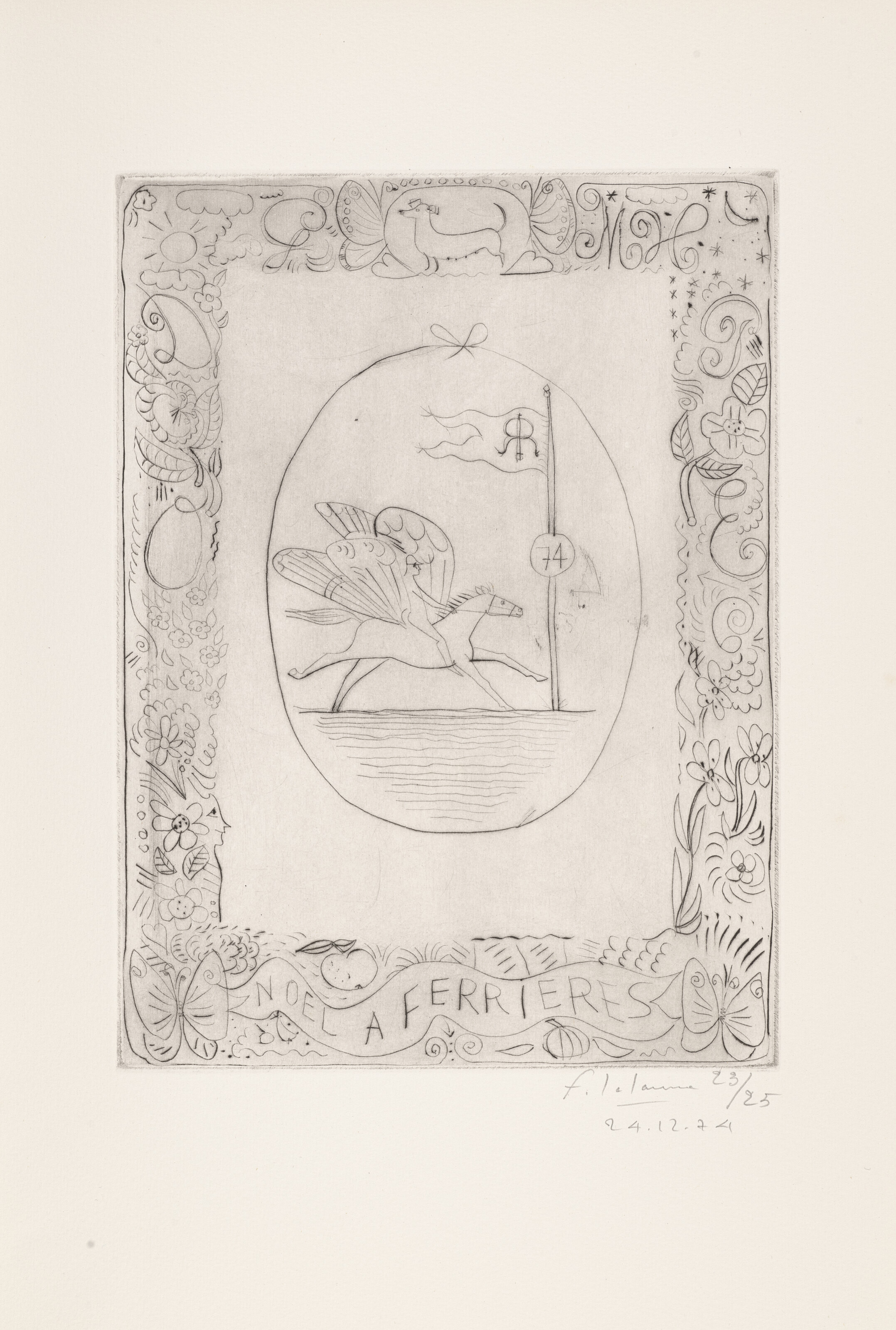 François-Xavier Lalanne — "НОЭЛЬ А ФЕРЬЕР", 1974