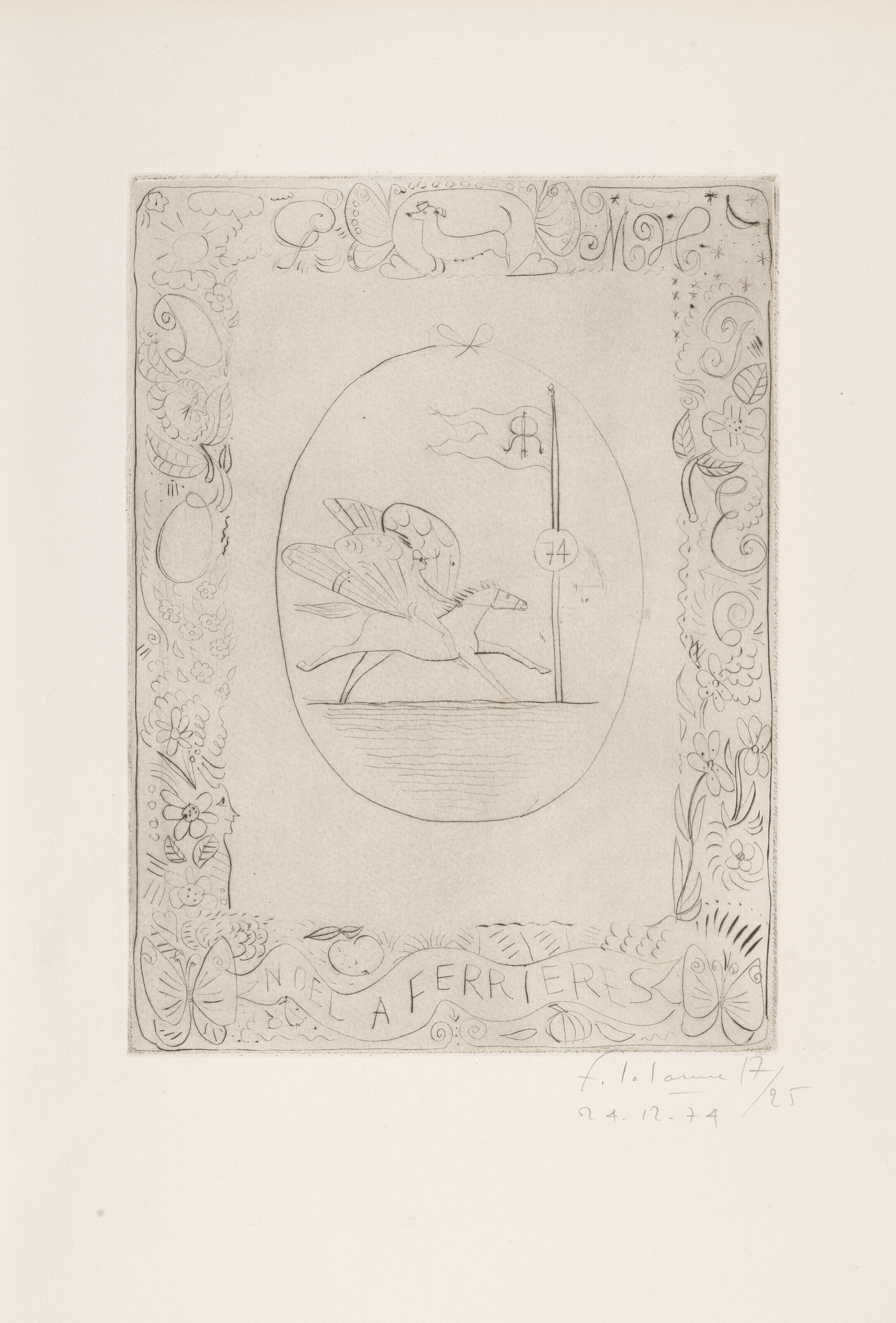 François-Xavier Lalanne — "НОЭЛЬ А ФЕРЬЕР", 1974