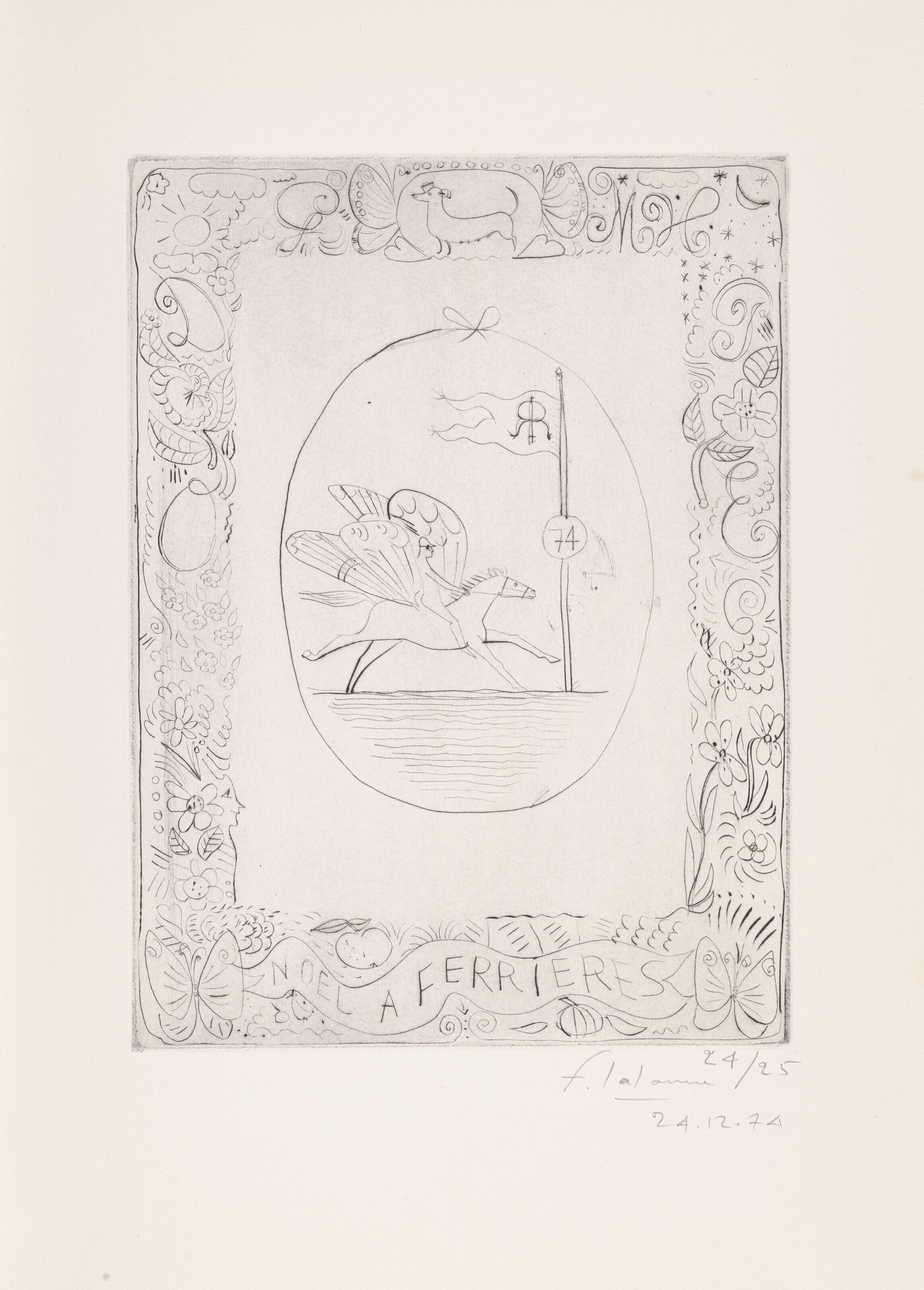 François-Xavier Lalanne — "НОЭЛЬ А ФЕРЬЕР", 1974