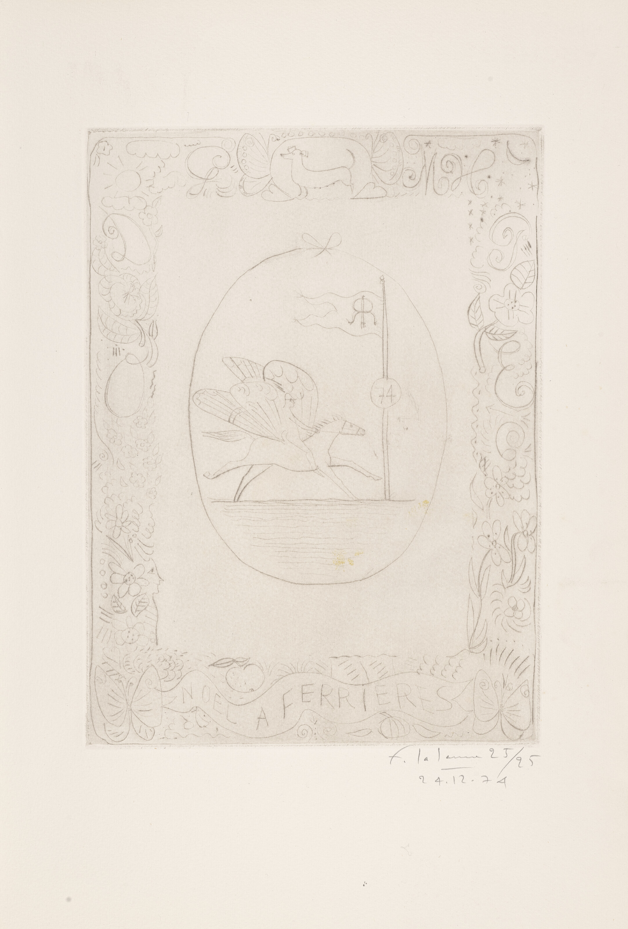 François-Xavier Lalanne — "НОЭЛЬ А ФЕРЬЕР", 1974