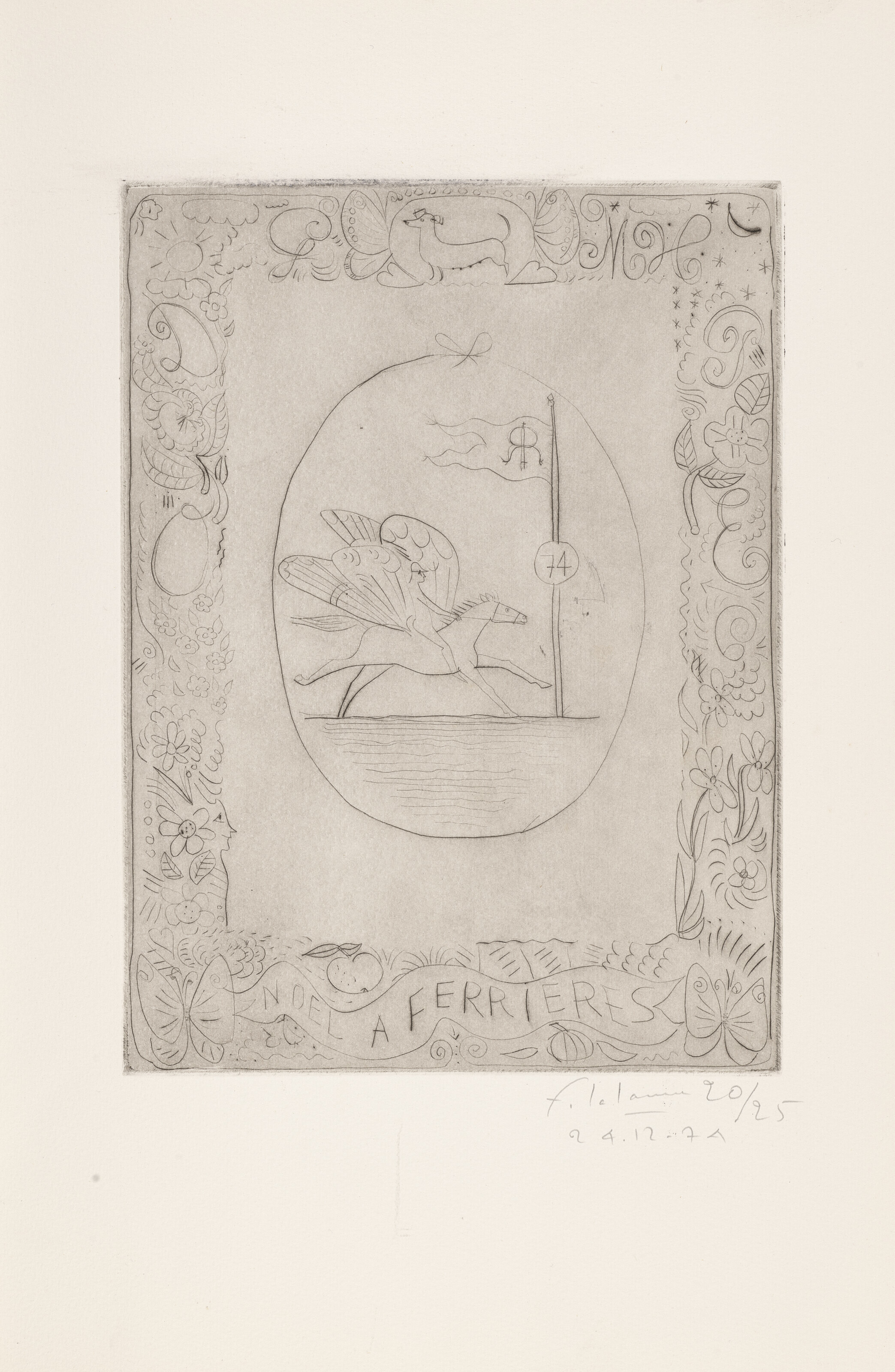 François-Xavier Lalanne — "НОЭЛЬ А ФЕРЬЕР", 1974