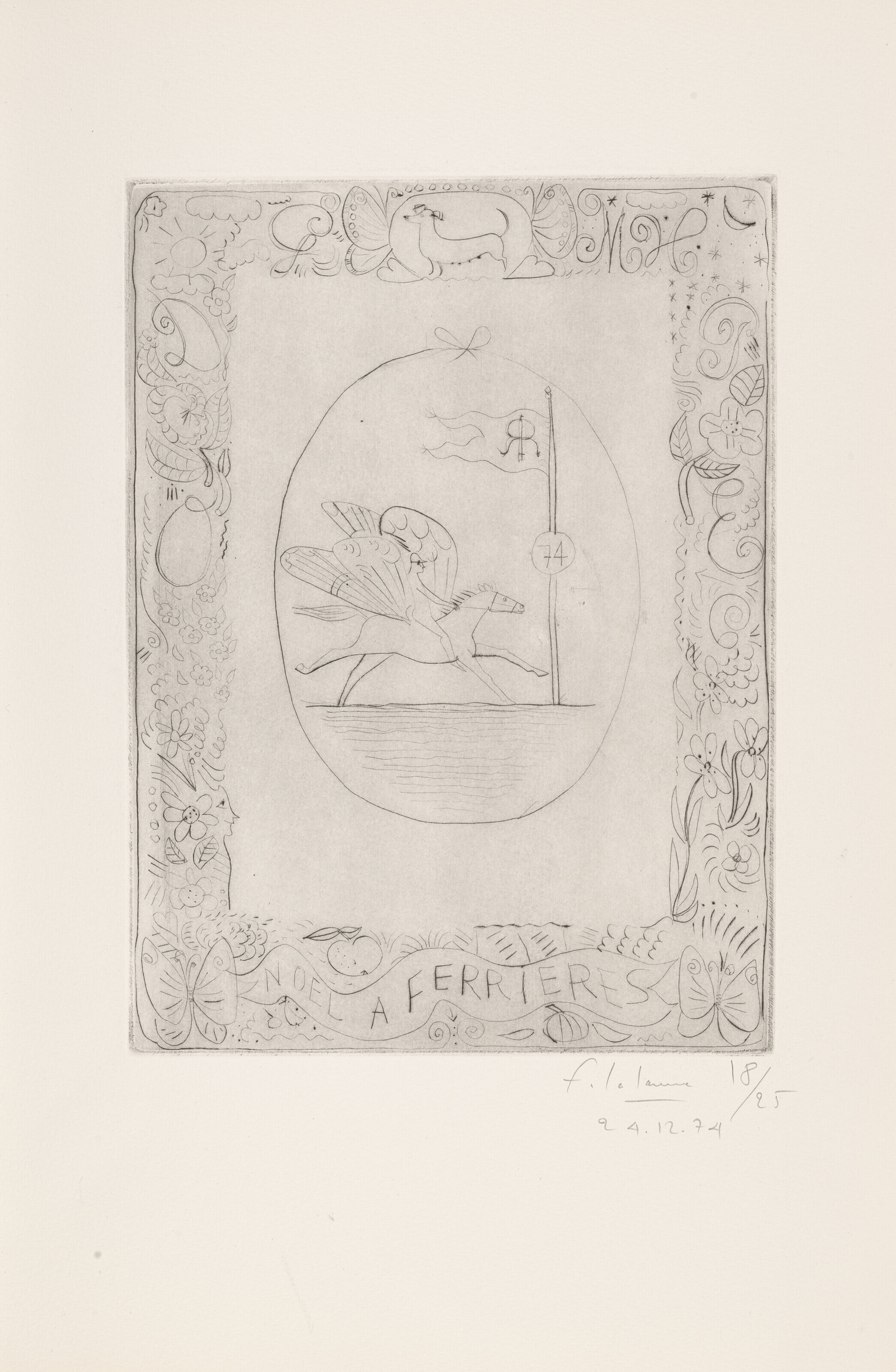 François-Xavier Lalanne — "НОЭЛЬ А ФЕРЬЕР", 1974