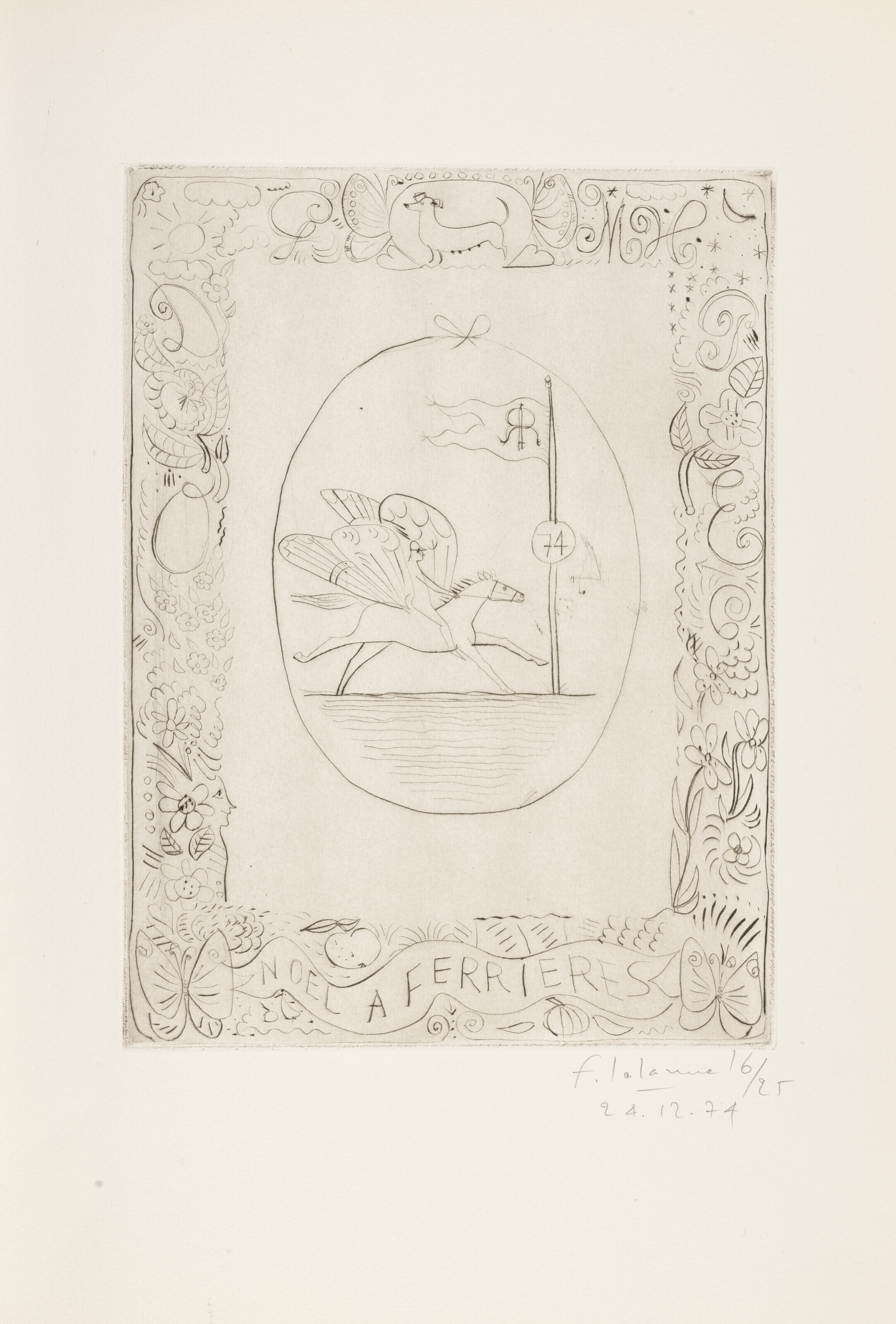 François-Xavier Lalanne — "НОЭЛЬ А ФЕРЬЕР", 1974
