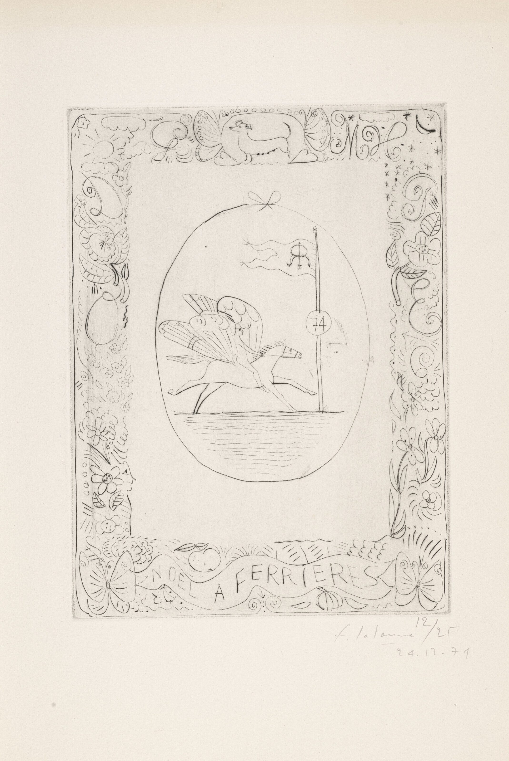 François-Xavier Lalanne — "НОЭЛЬ А ФЕРЬЕР", 1974