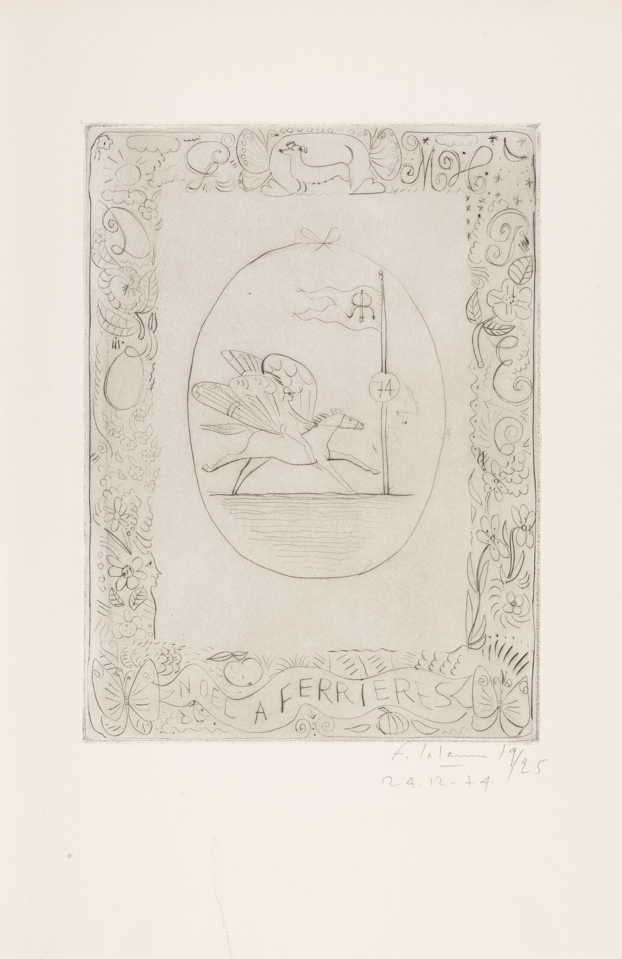 François-Xavier Lalanne — "НОЭЛЬ А ФЕРЬЕР", 1974