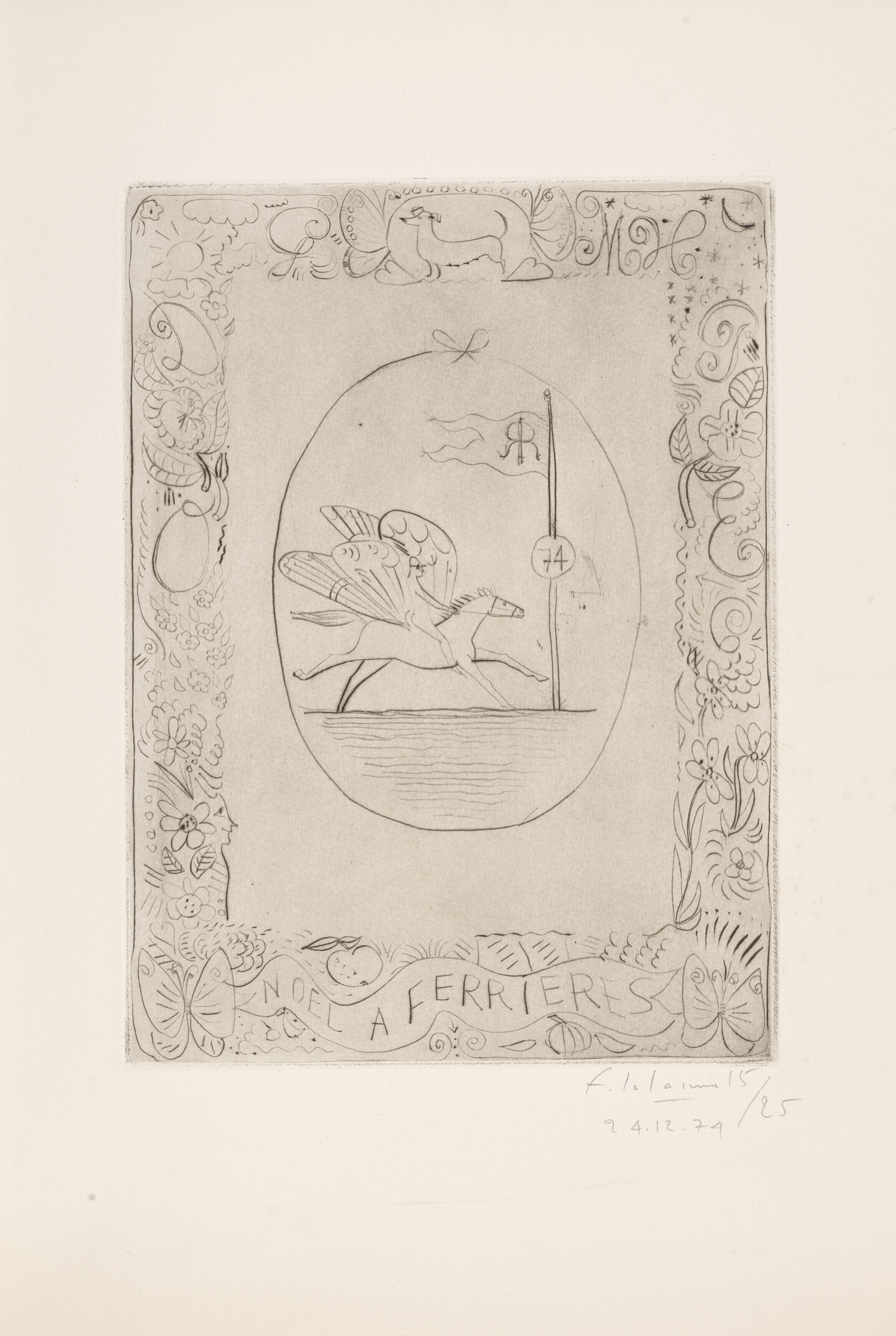 François-Xavier Lalanne — "НОЭЛЬ А ФЕРЬЕР", 1974
