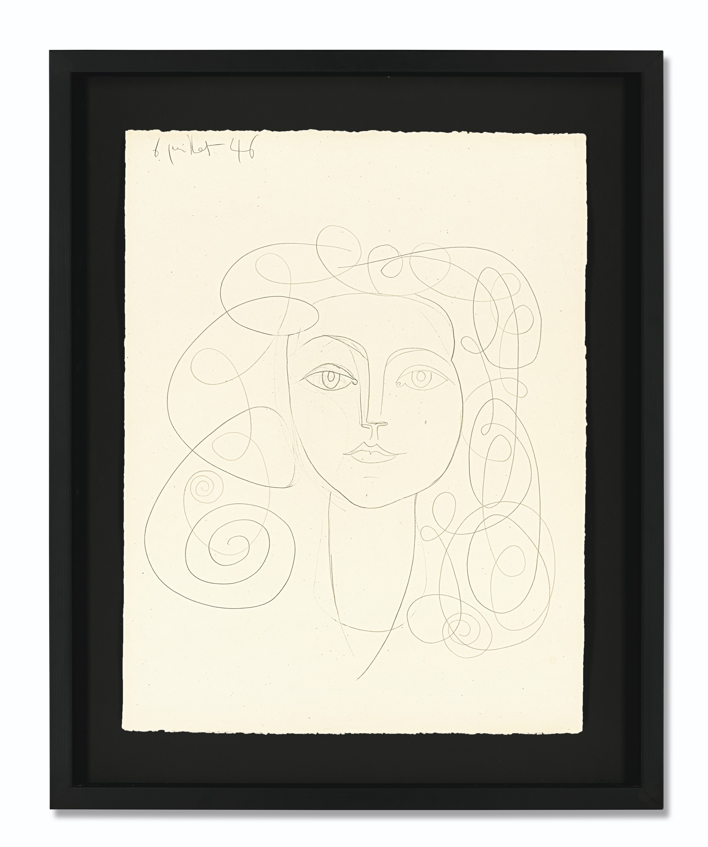 Francoise Gilot — Женский портрет (Франсуаза Жило), изображение 2