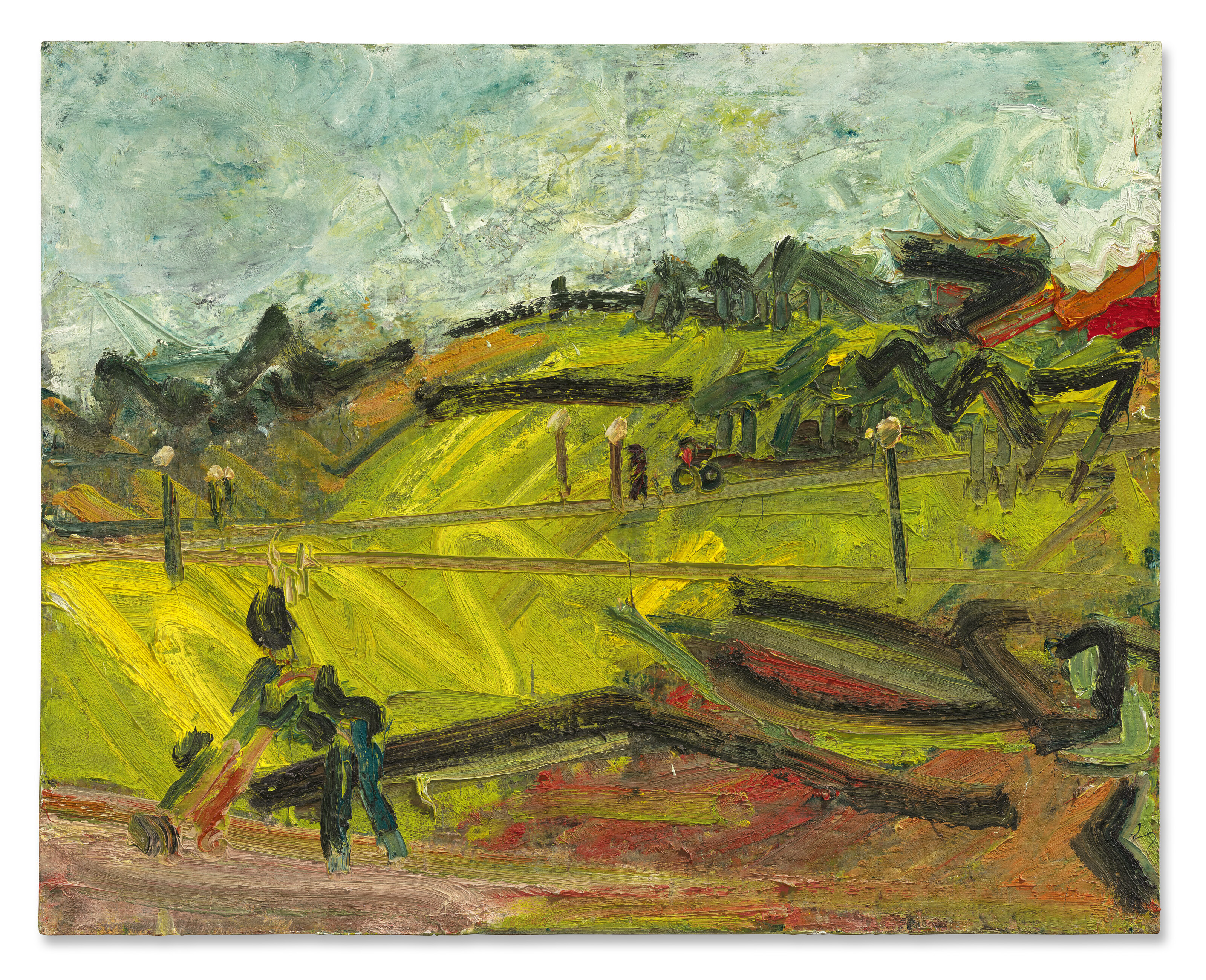 Frank Auerbach — Холм Примроуз - Раннее лето, изображение 2