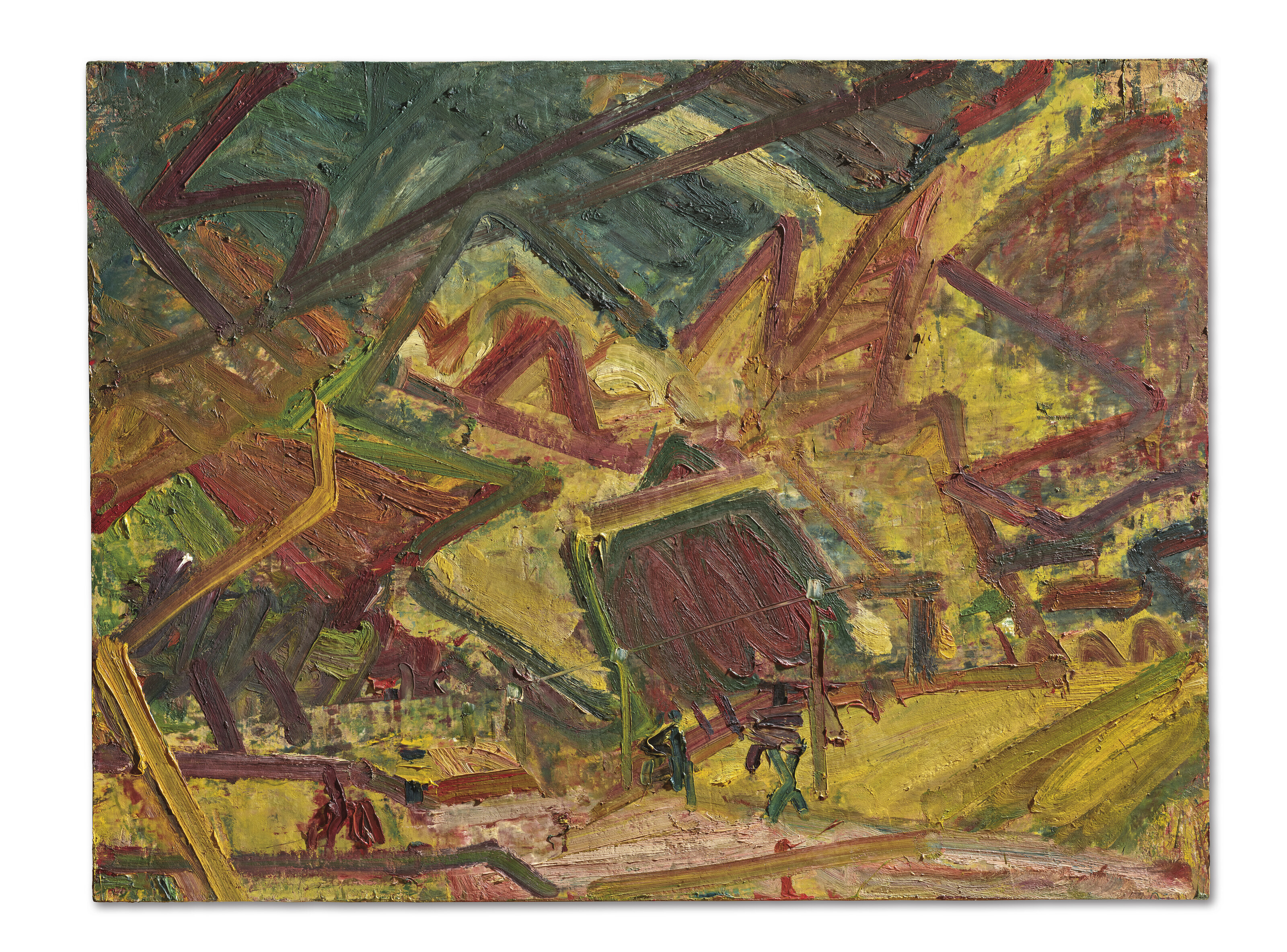 Frank Auerbach — Примроуз-Хилл, изображение 1