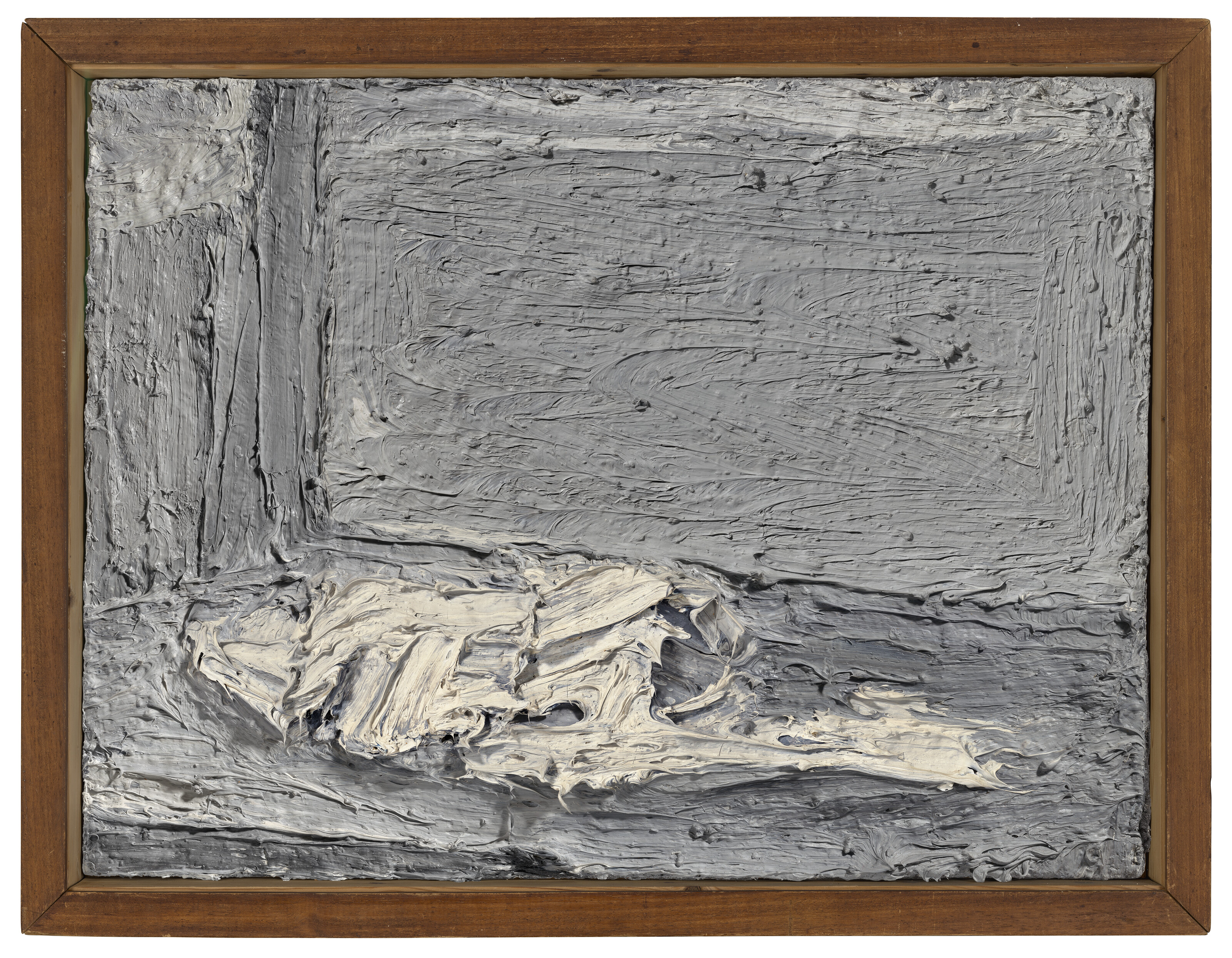 Frank Auerbach — Обнаженная на кровати III, изображение 2
