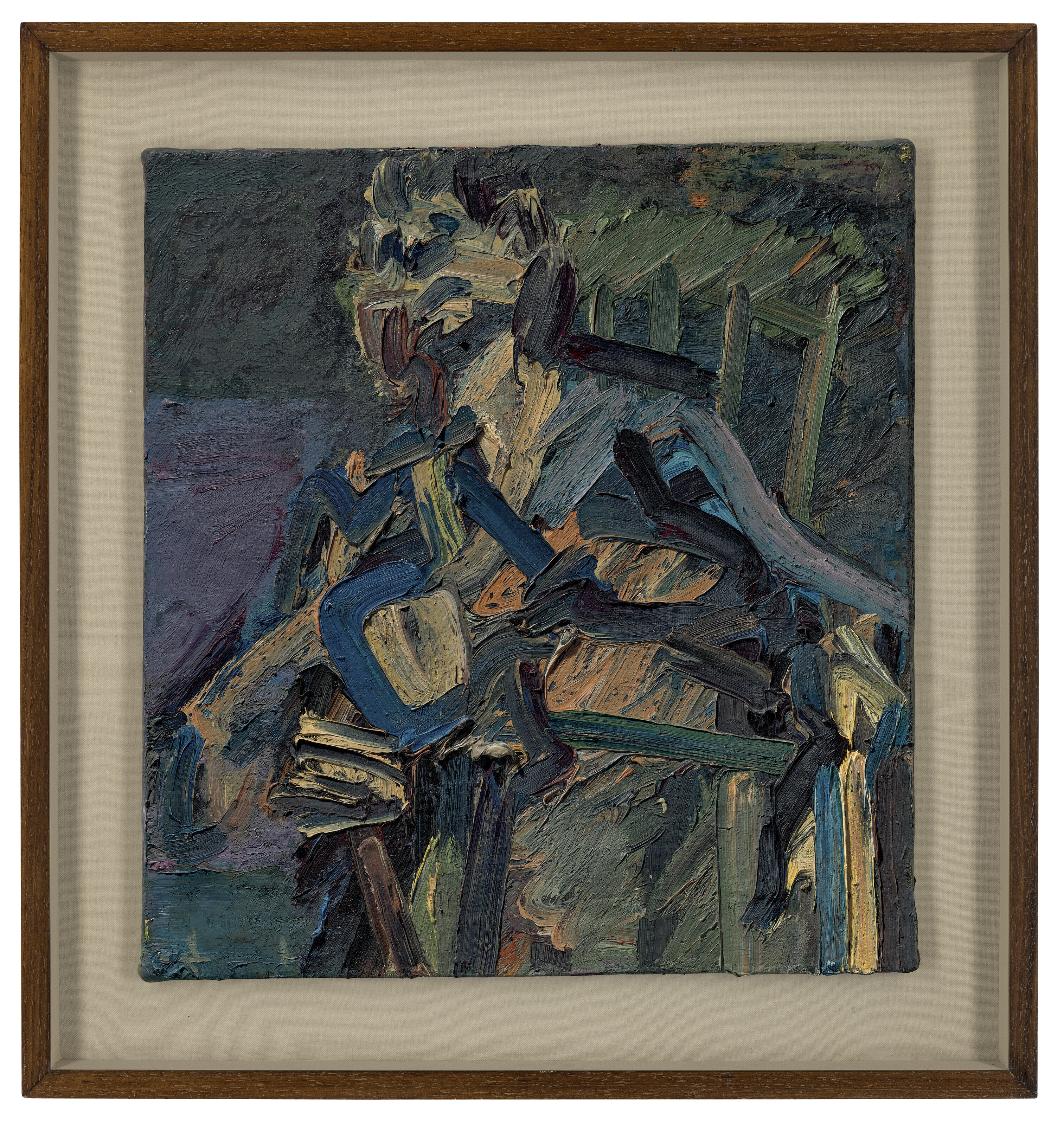 Frank Auerbach — Джей Ю.М. Сидит, изображение 3