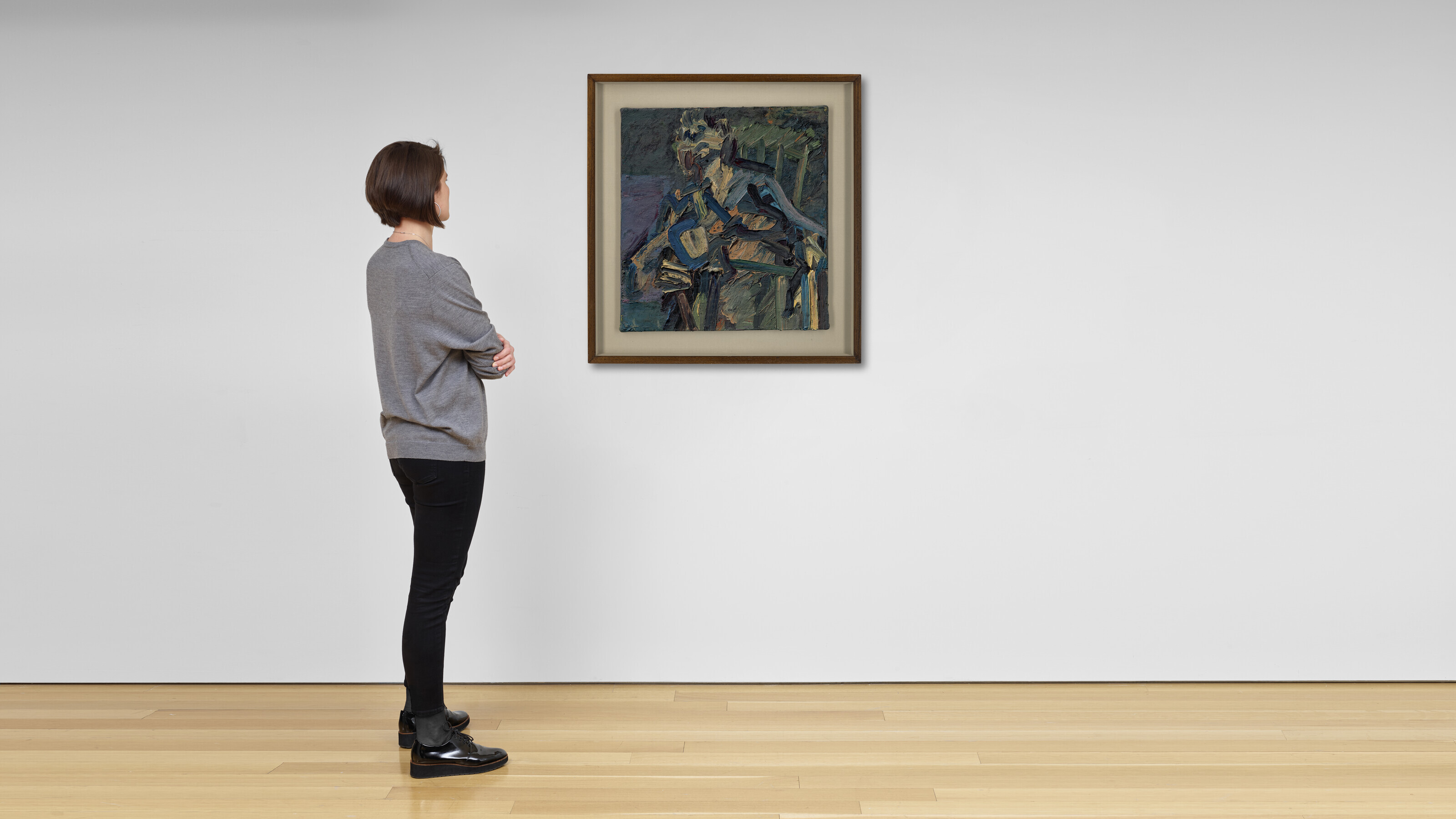 Frank Auerbach — Джей Ю.М. Сидит, изображение 4