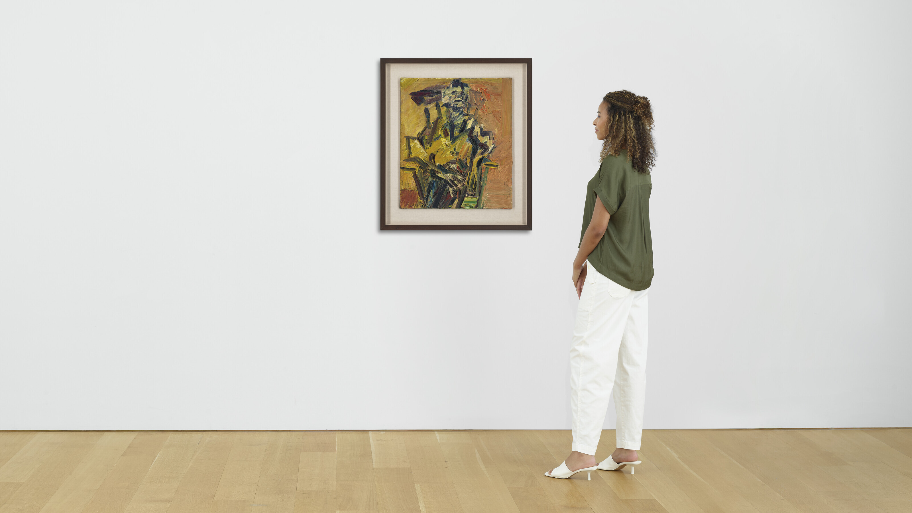 Frank Auerbach — Джей Ю.М. Сидящий II, изображение 3
