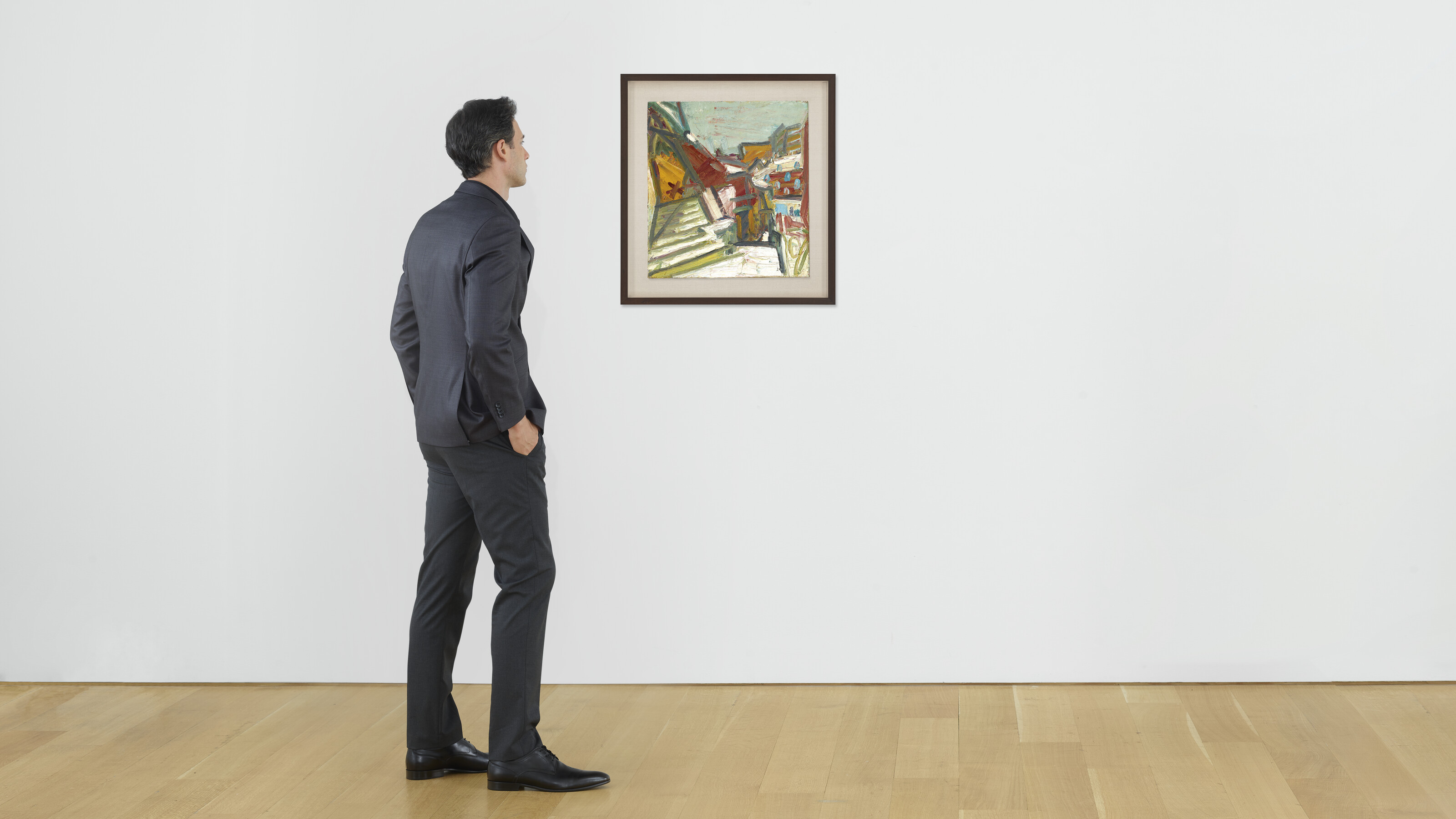 Frank Auerbach — Студии под снегом, изображение 3