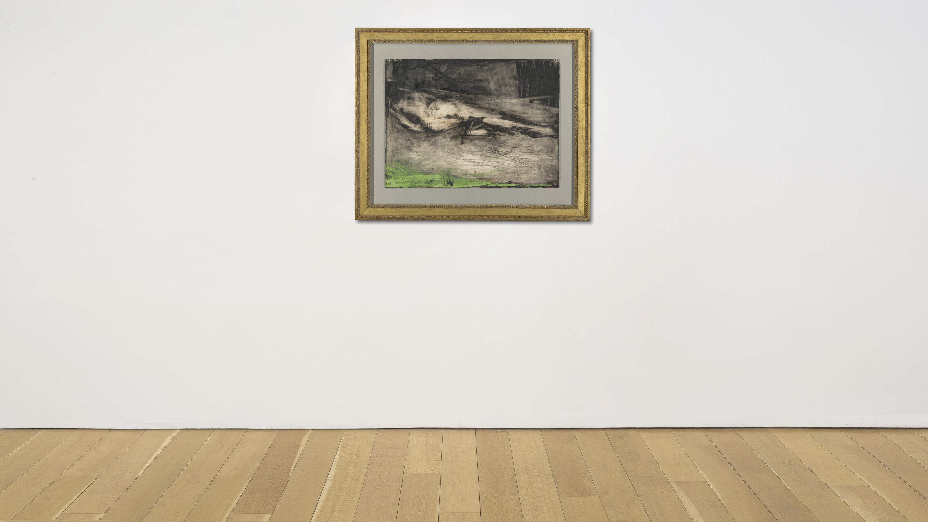 Frank Auerbach — Модель в положении лежа, Вид сзади, изображение 4