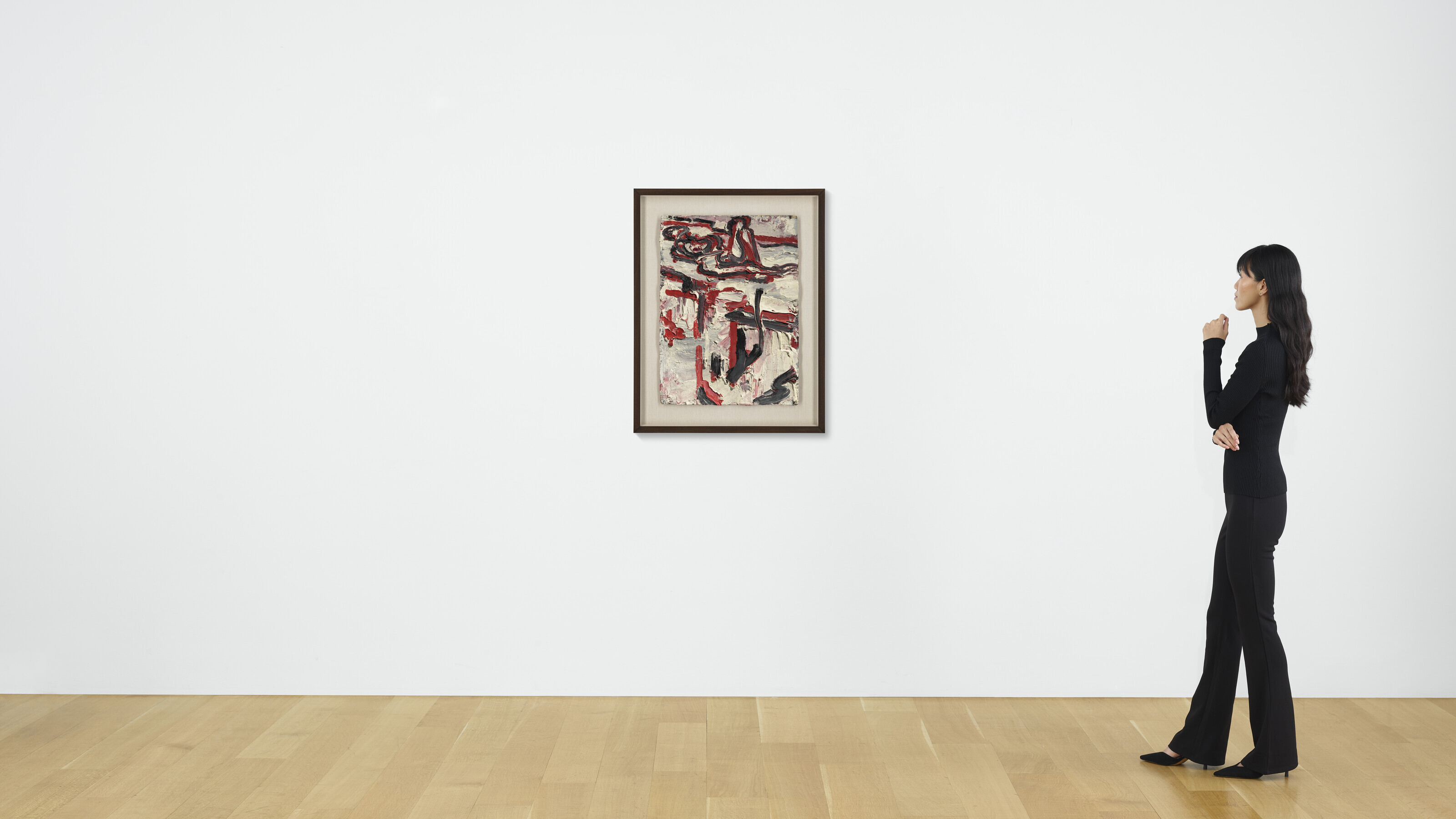 Frank Auerbach — Лежащая фигура I, изображение 4