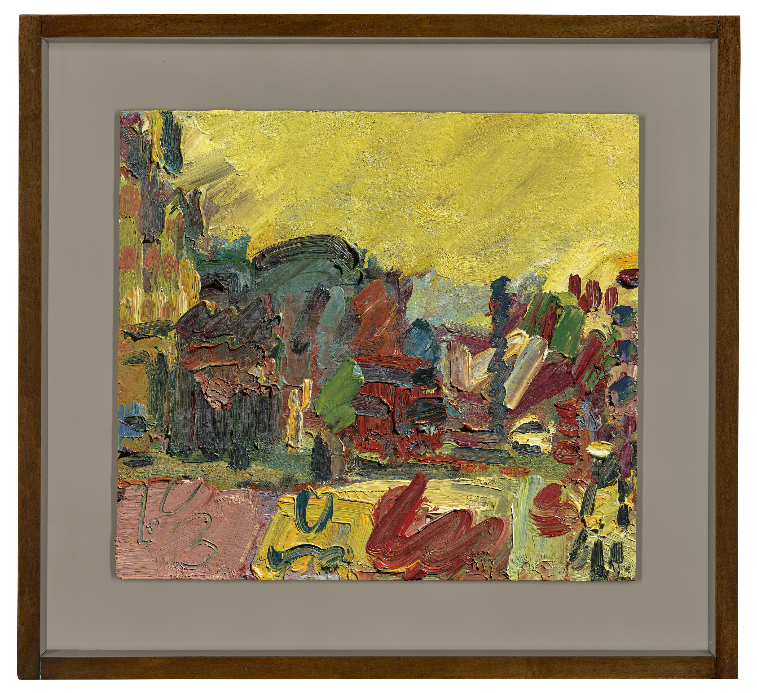 Frank Auerbach — Смотрю в сторону улицы Эверс-Холт III, изображение 2