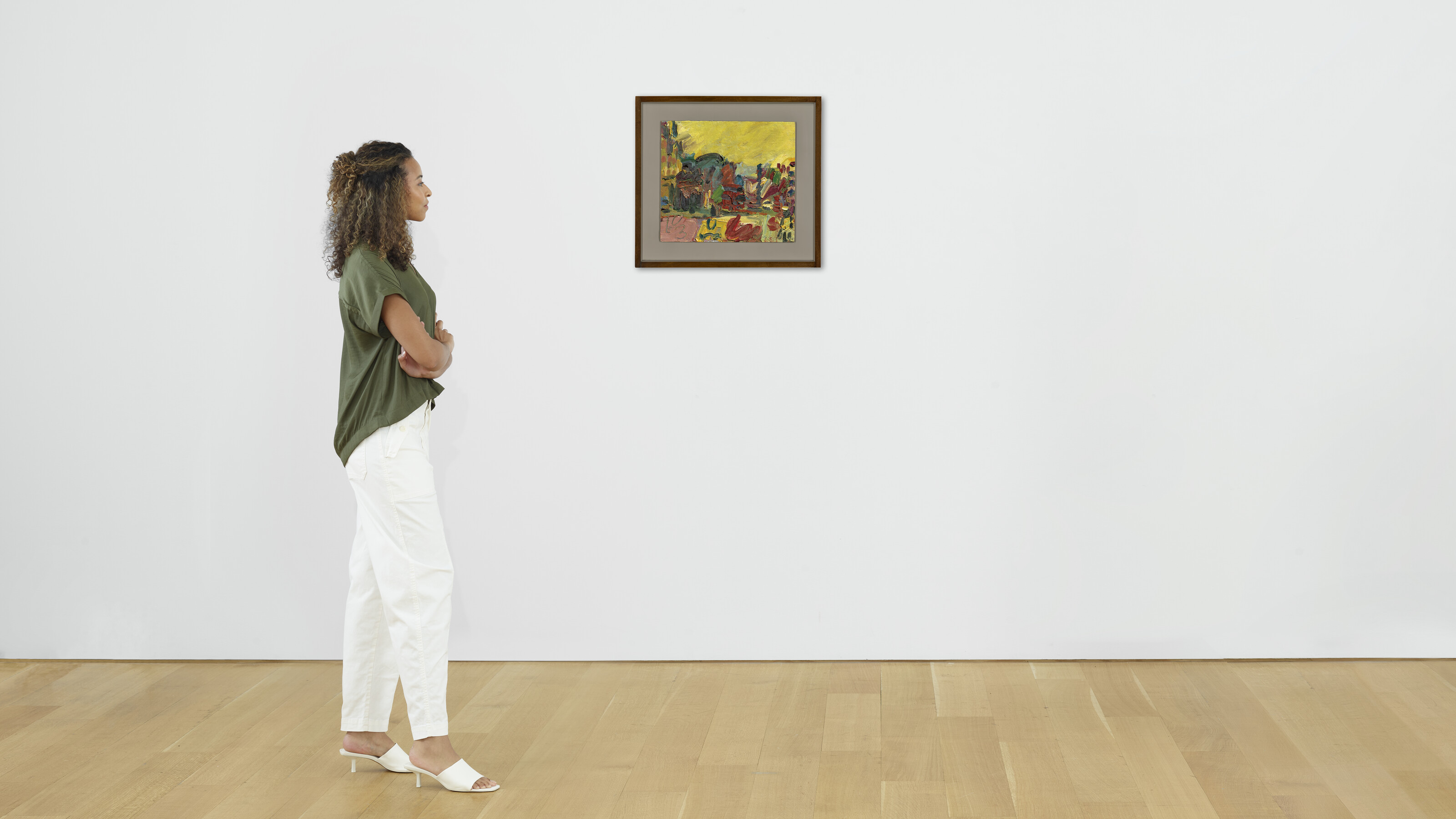 Frank Auerbach — Смотрю в сторону улицы Эверс-Холт III, изображение 4