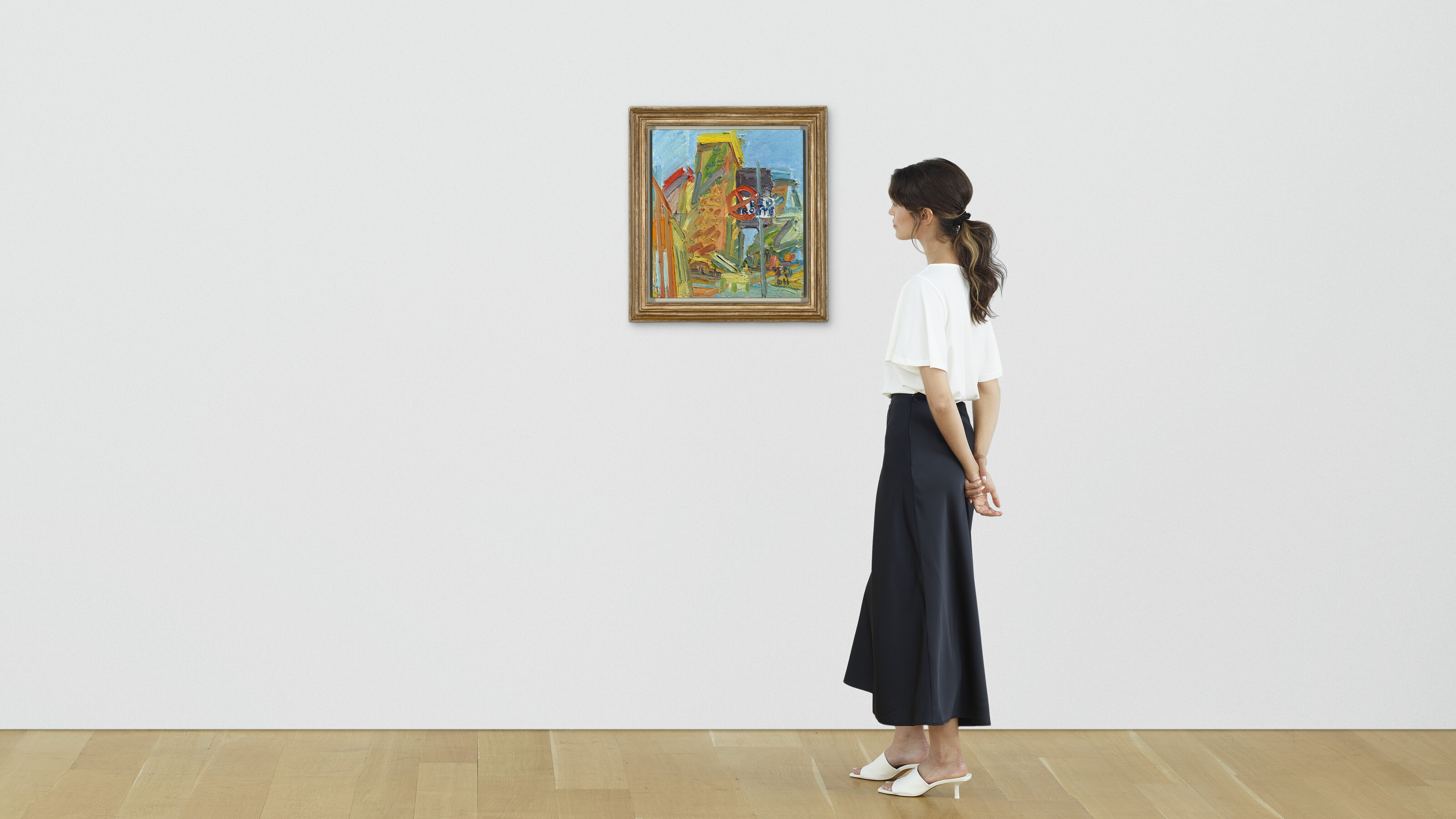 Frank Auerbach — Многоквартирные дома, Хэмпстед-роуд II, изображение 4