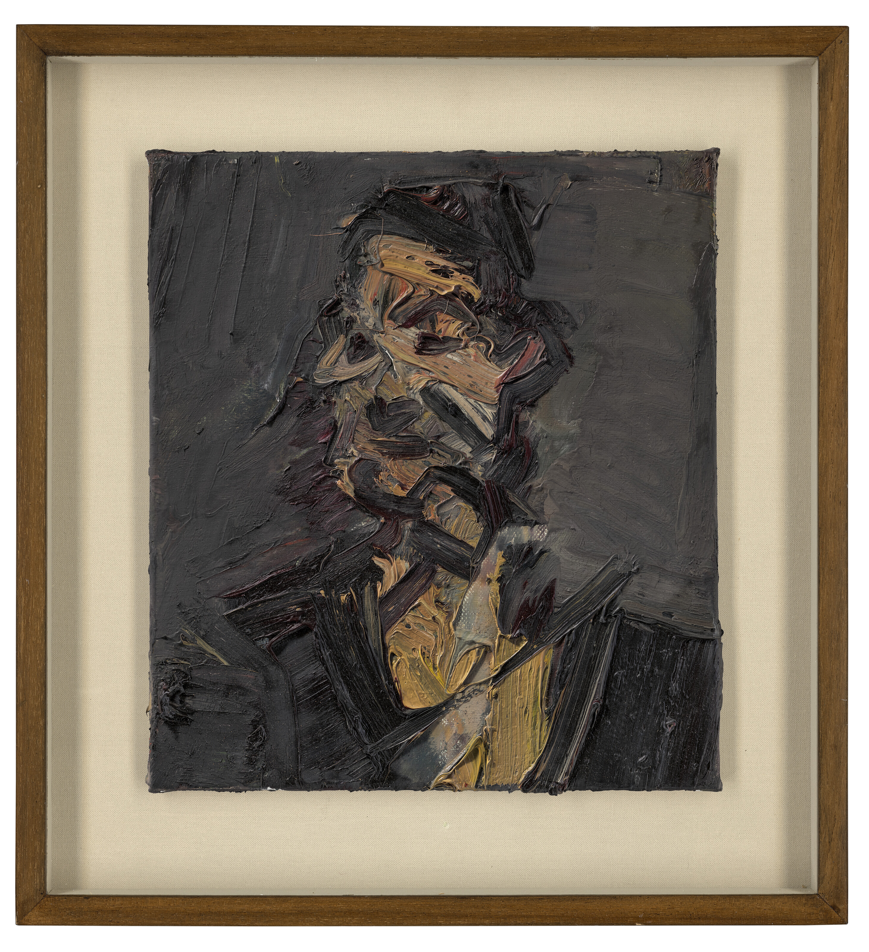 Frank Auerbach — Портрет Дебби Рэтклифф, изображение 2