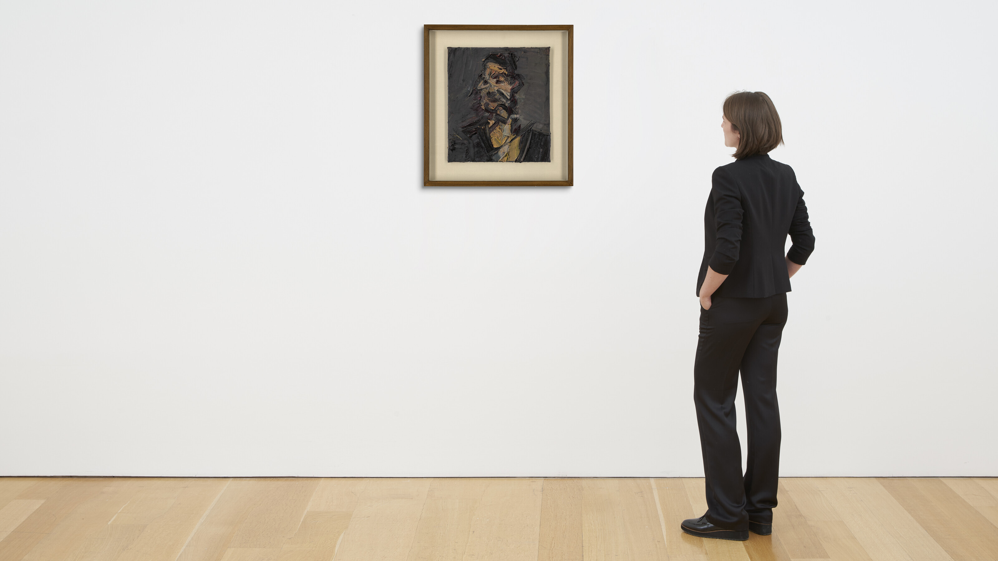 Frank Auerbach — Портрет Дебби Рэтклифф, изображение 4