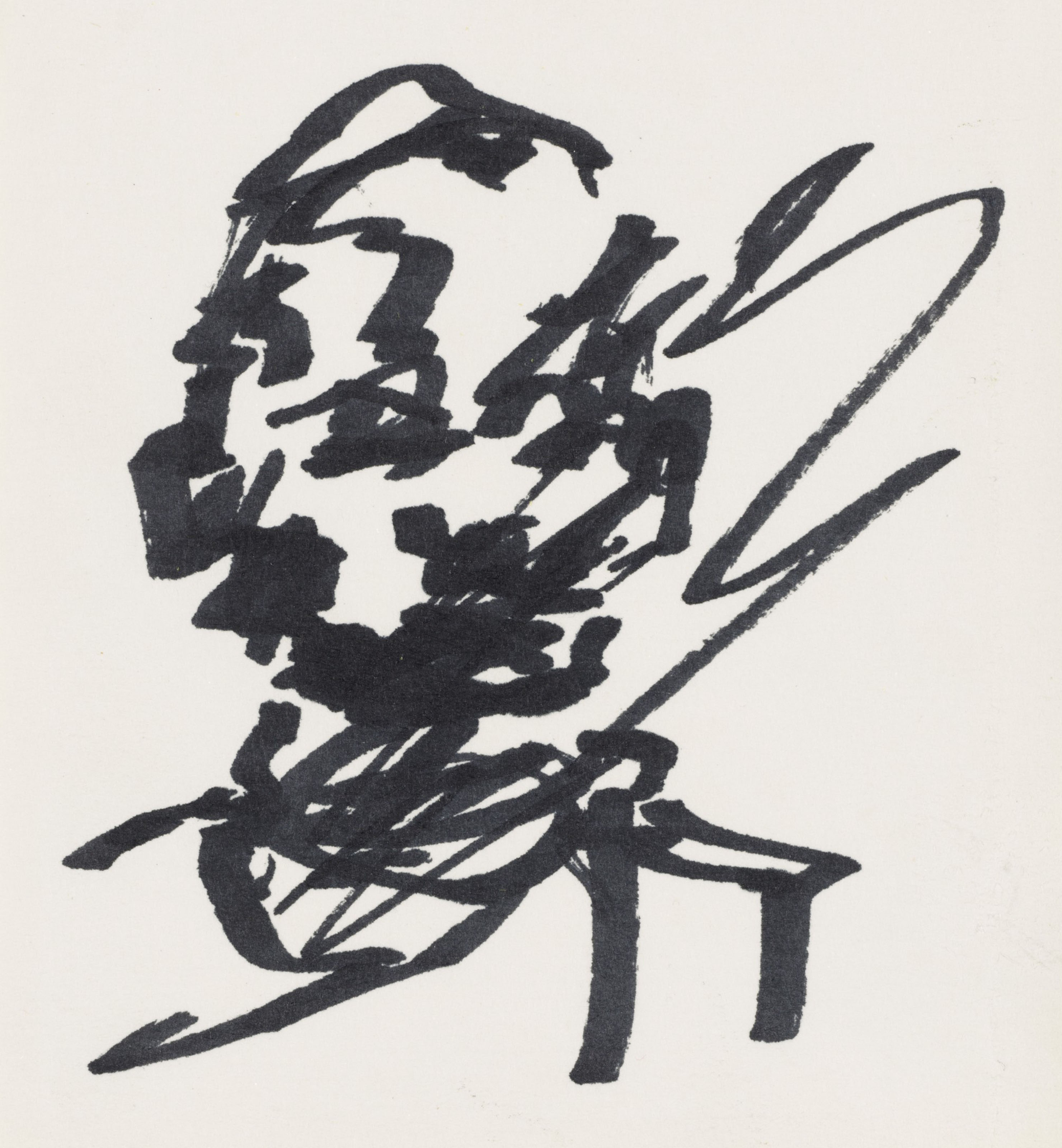 Frank Auerbach — Без названия (автопортрет), изображение 4