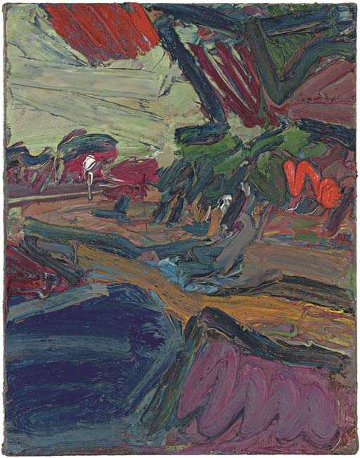 Frank Auerbach — Этюд на Примроуз-Хилл - Осенний вечер