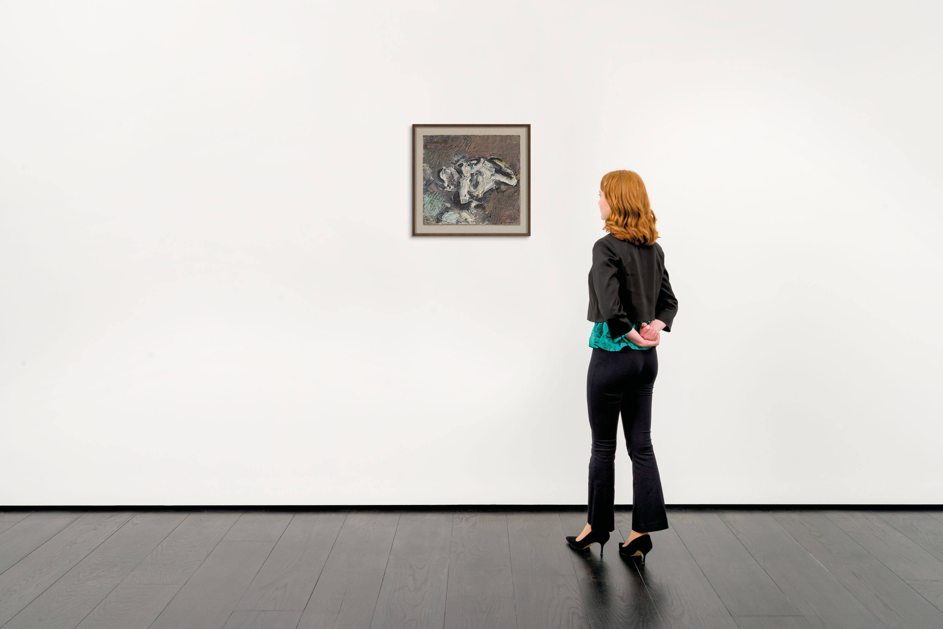 Frank Auerbach — Склоненная голова Герды Бем, изображение 2