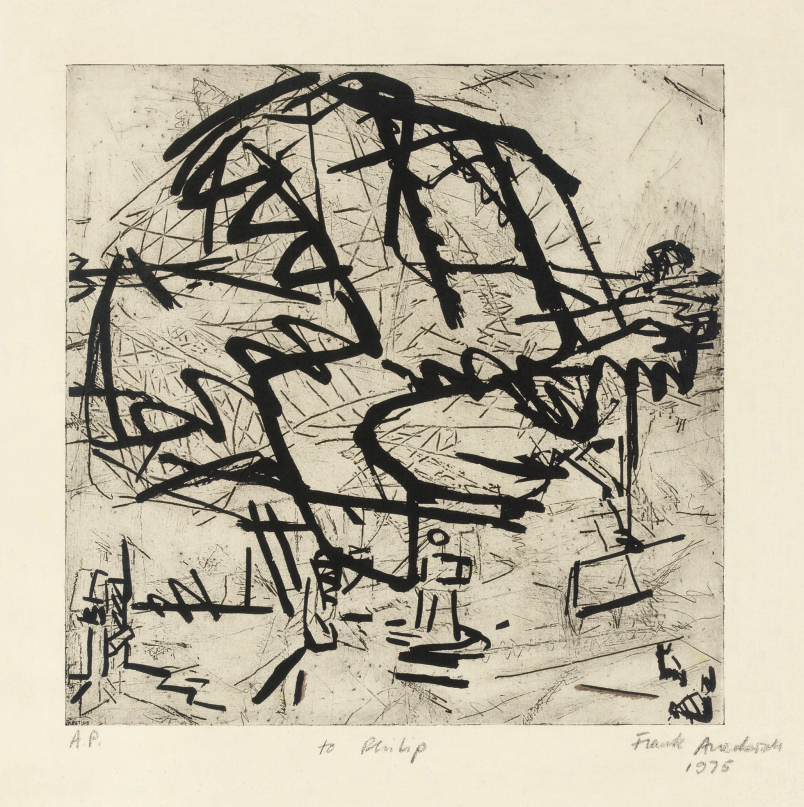 Frank Auerbach — Дерево на третьем этаже II