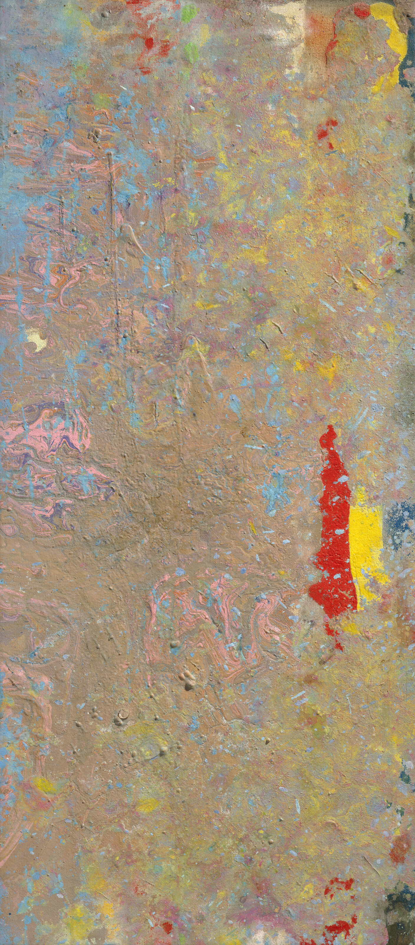 Frank Bowling — Красная свеча